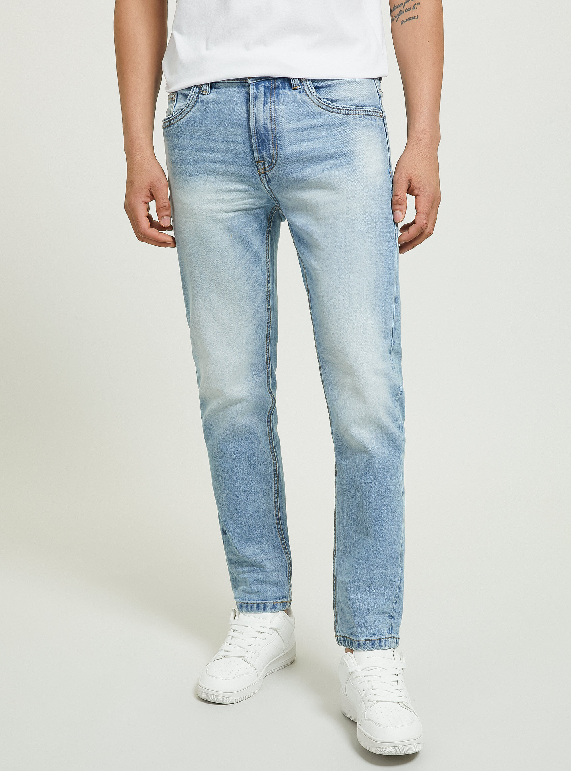 Jeans slim fit in denim stretch Alcott Jeans Uomo