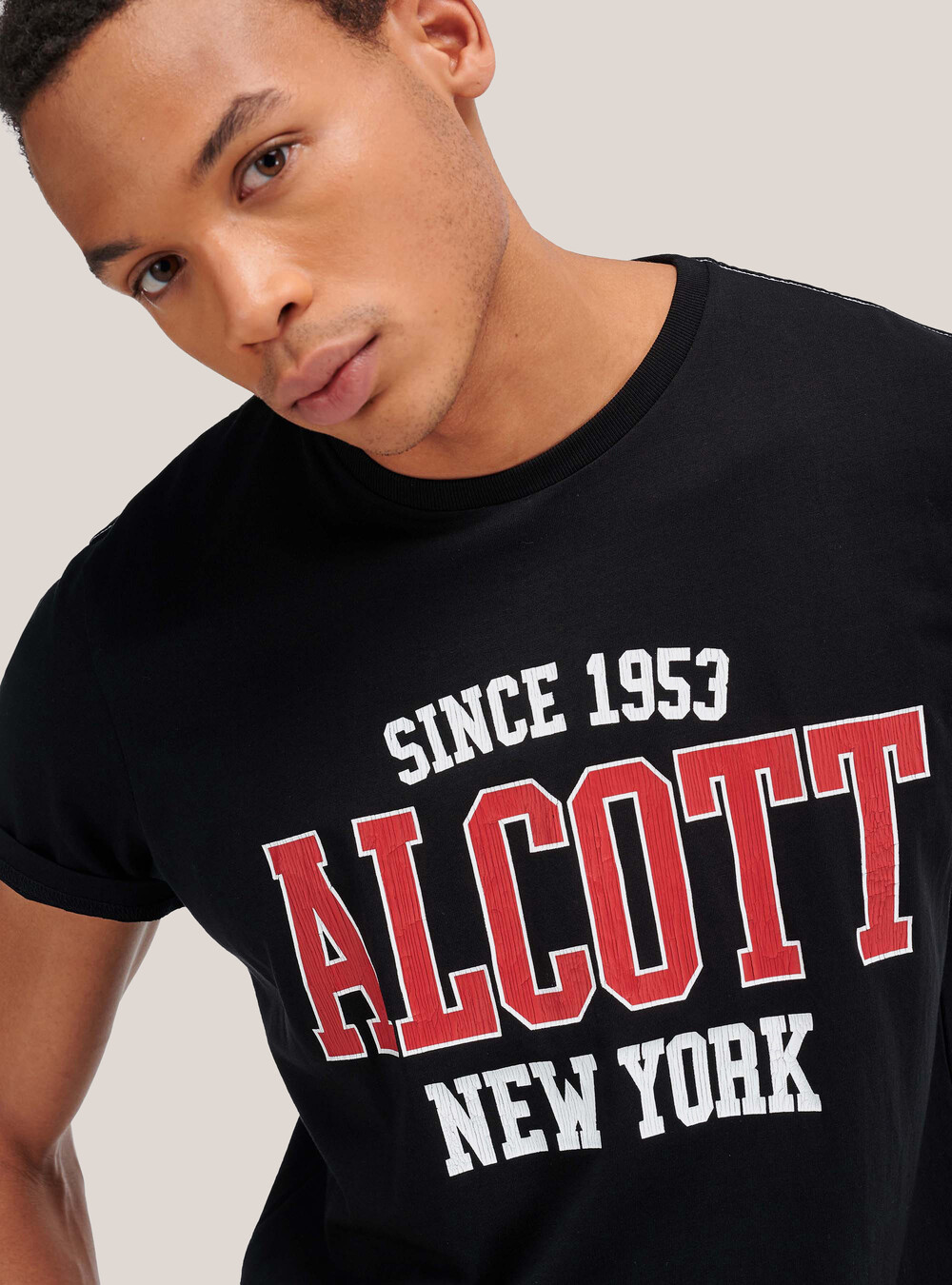 Maglietta con logo Alcott