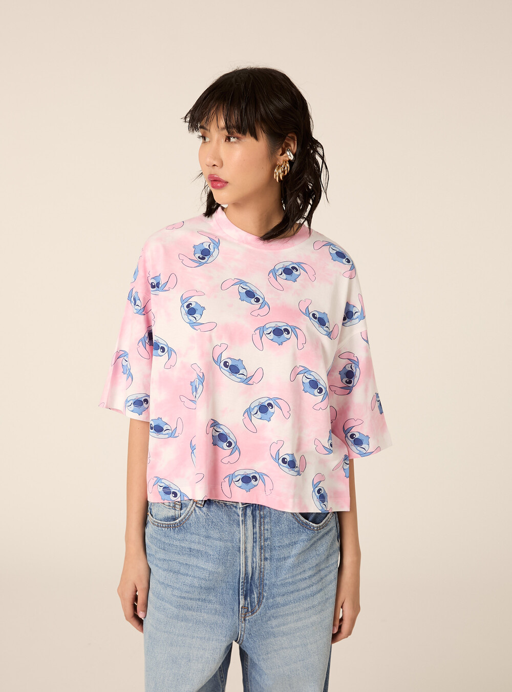 Lilo & Stitch T-Shirt / Alcott, PK1 PINK DARK
