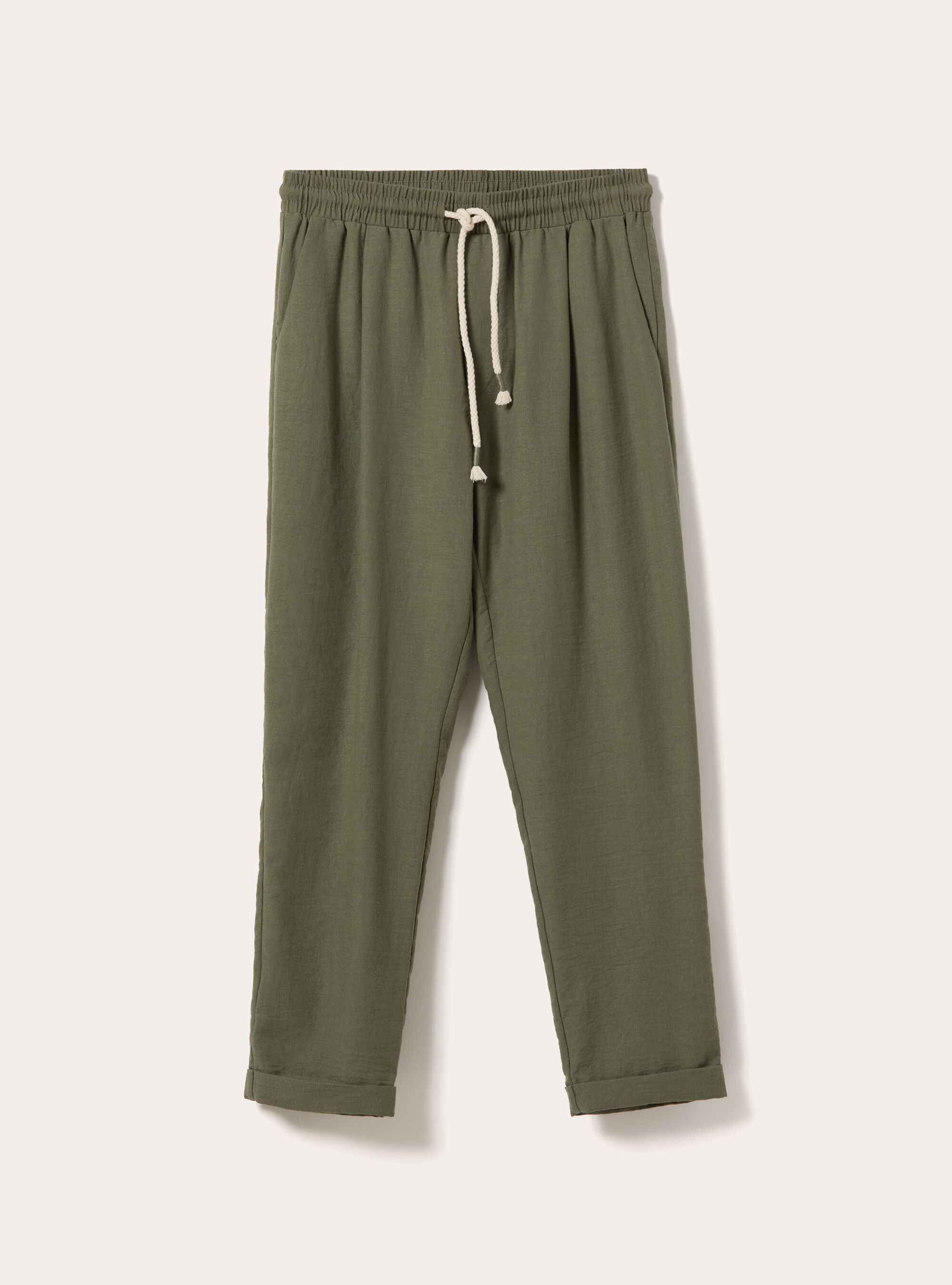 Pantalaccio basico con elastico in vita e coulisse, KY2 KAKY MEDIUM
