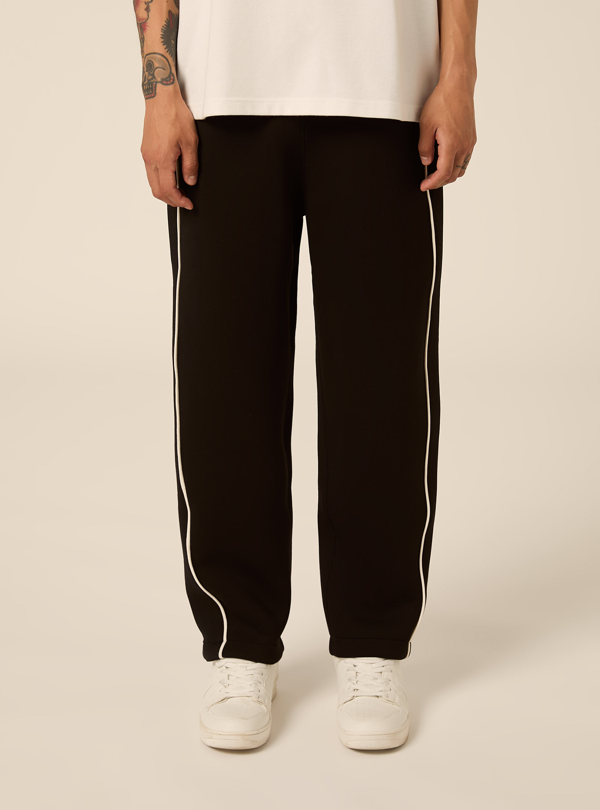 Pantaloni tuta con coulisse al fondo relaxed fit