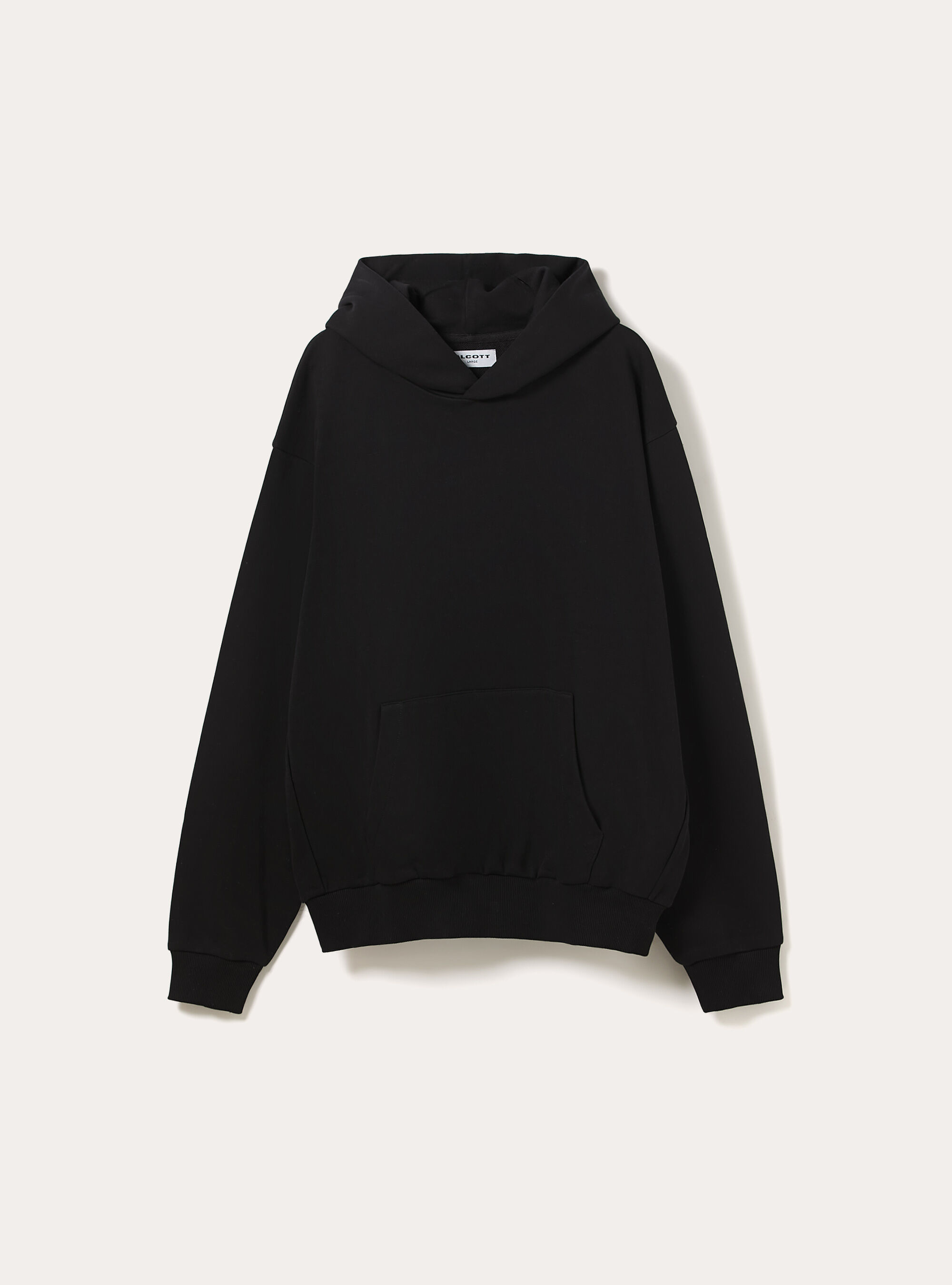 Sweat-shirt ample &agrave; capuche, BK1 BLACK
