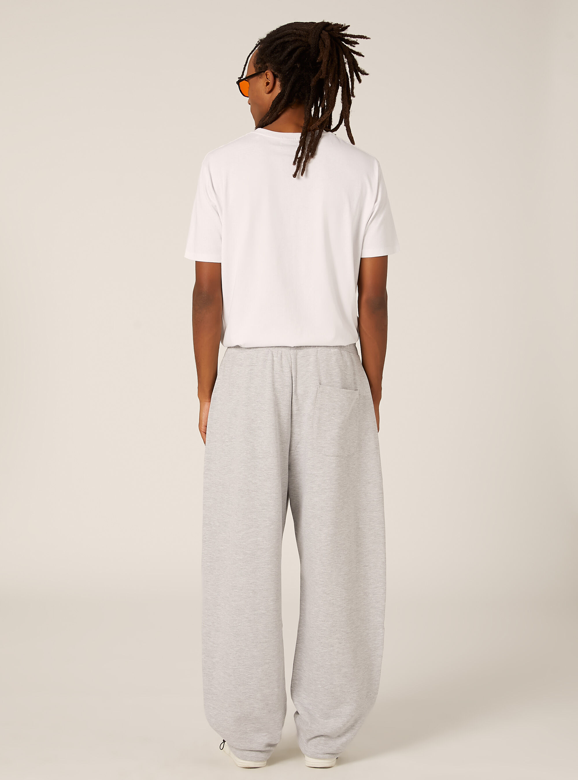 Pantalon jogger barrel soft touch, MGY2 GREY MEL MEDIUM