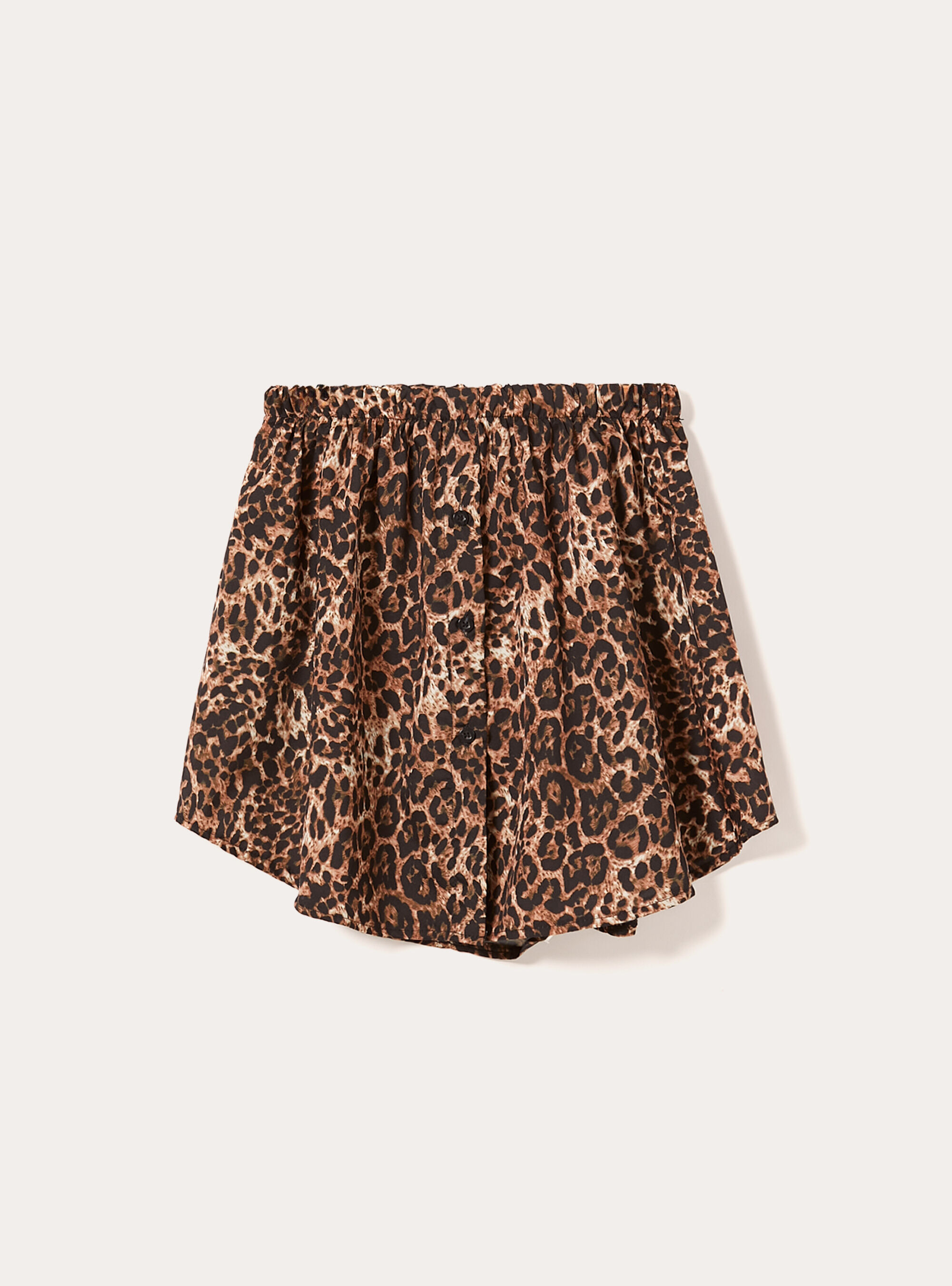 Gonna/camicia animalier, ANIMALIER BROWN