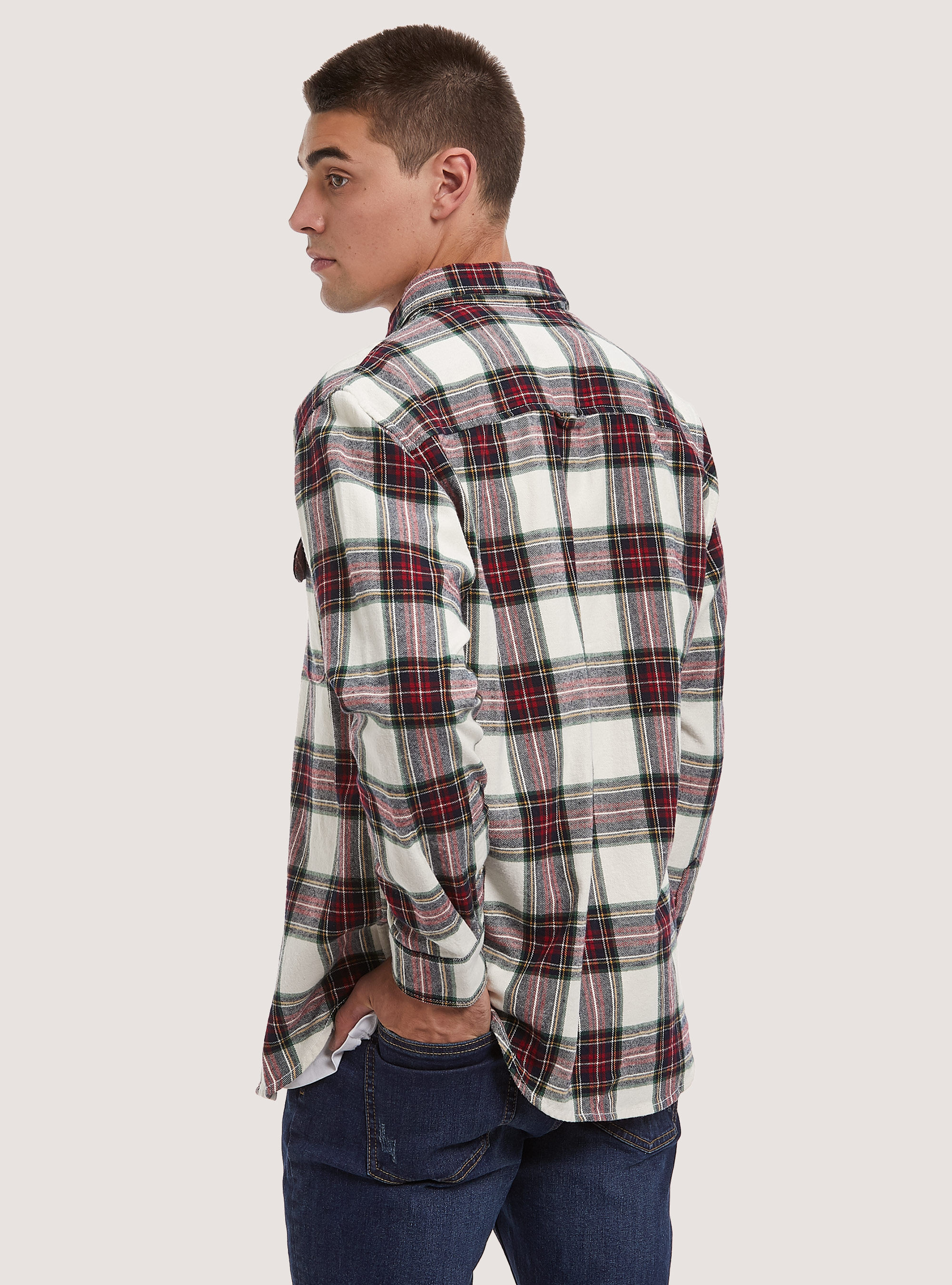 Camicia a quadri in flanella Alcott Men s Shirts
