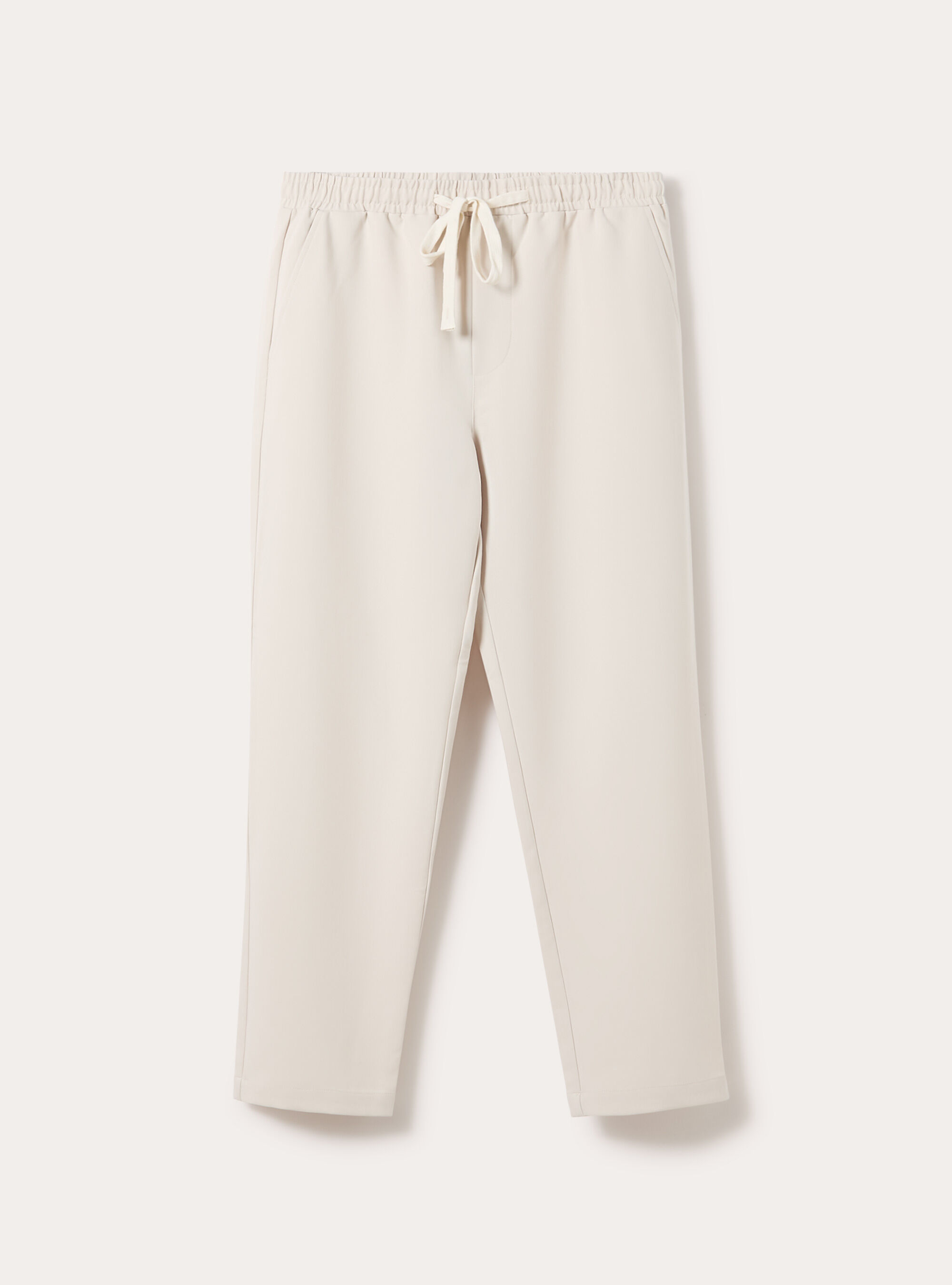 Twill jogger trousers, BG3 BEIGE LIGHT
