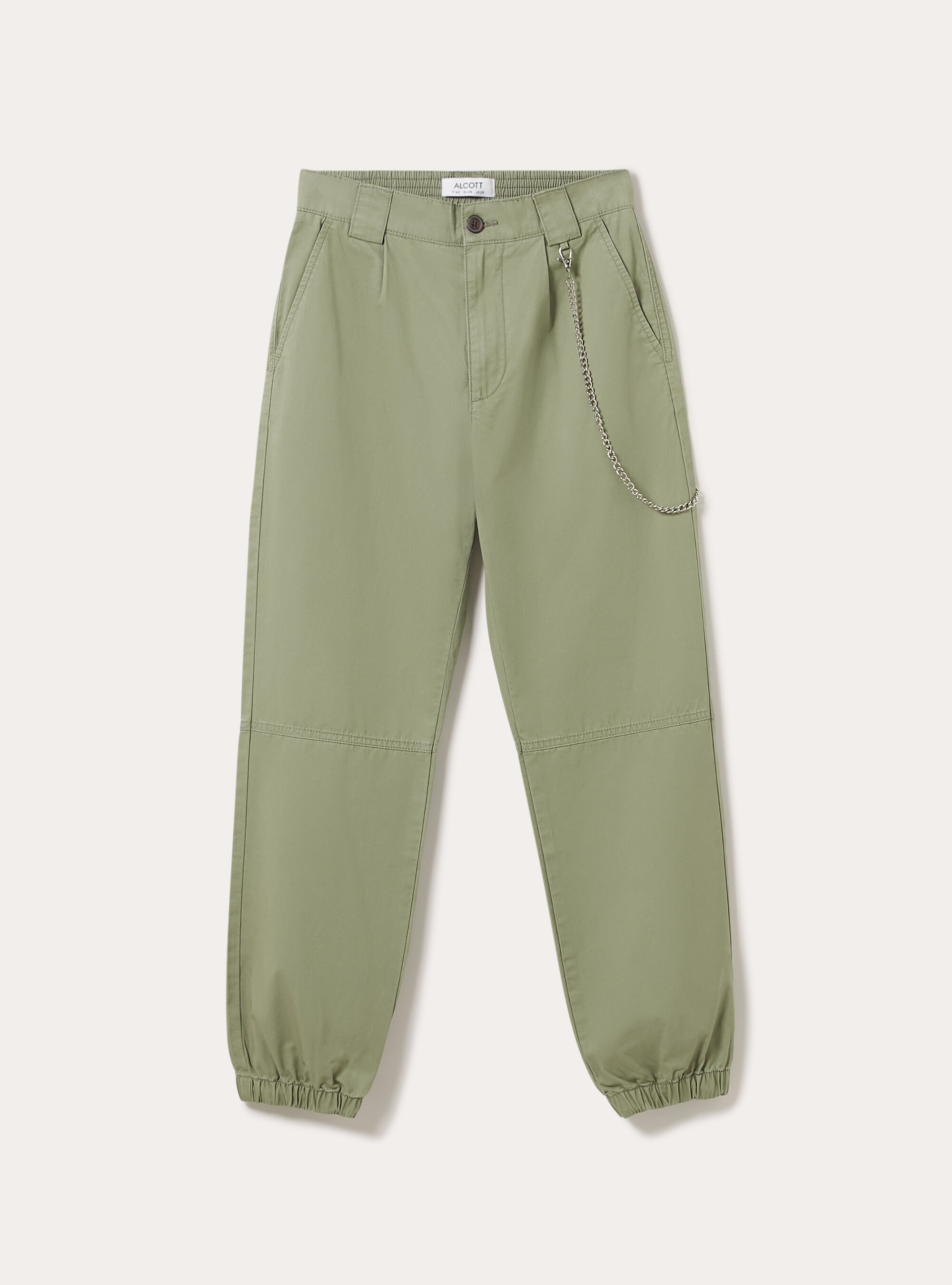 Pantaloni jogger con catena, KY2 KAKY MEDIUM