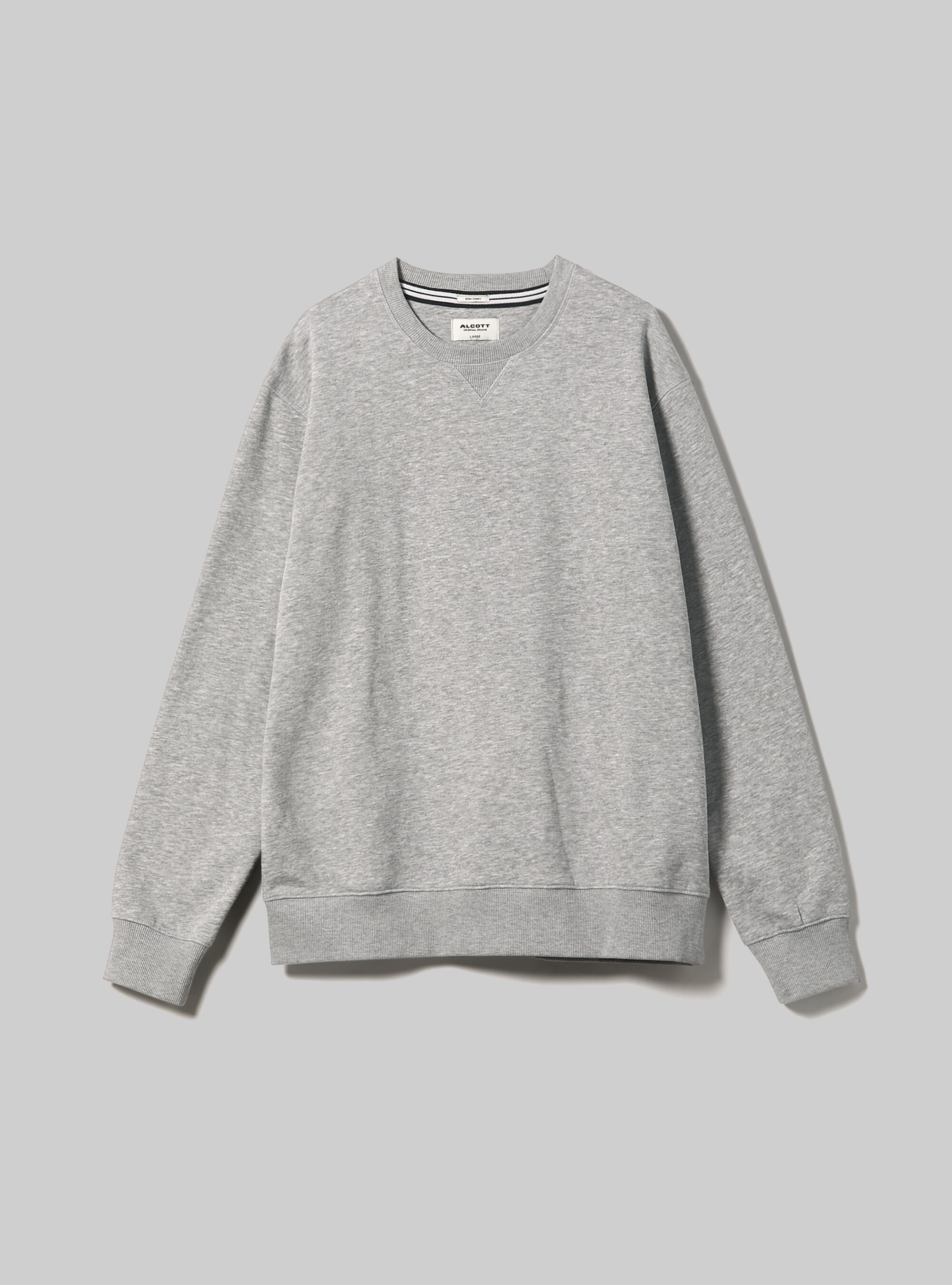 Plain gray crewneck sweatshirt outlet