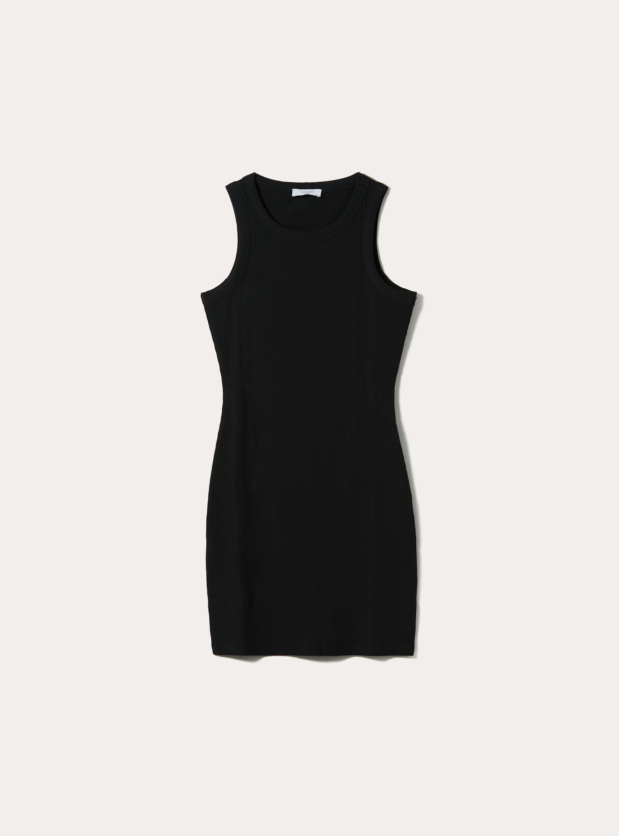 Vestito basic a costine