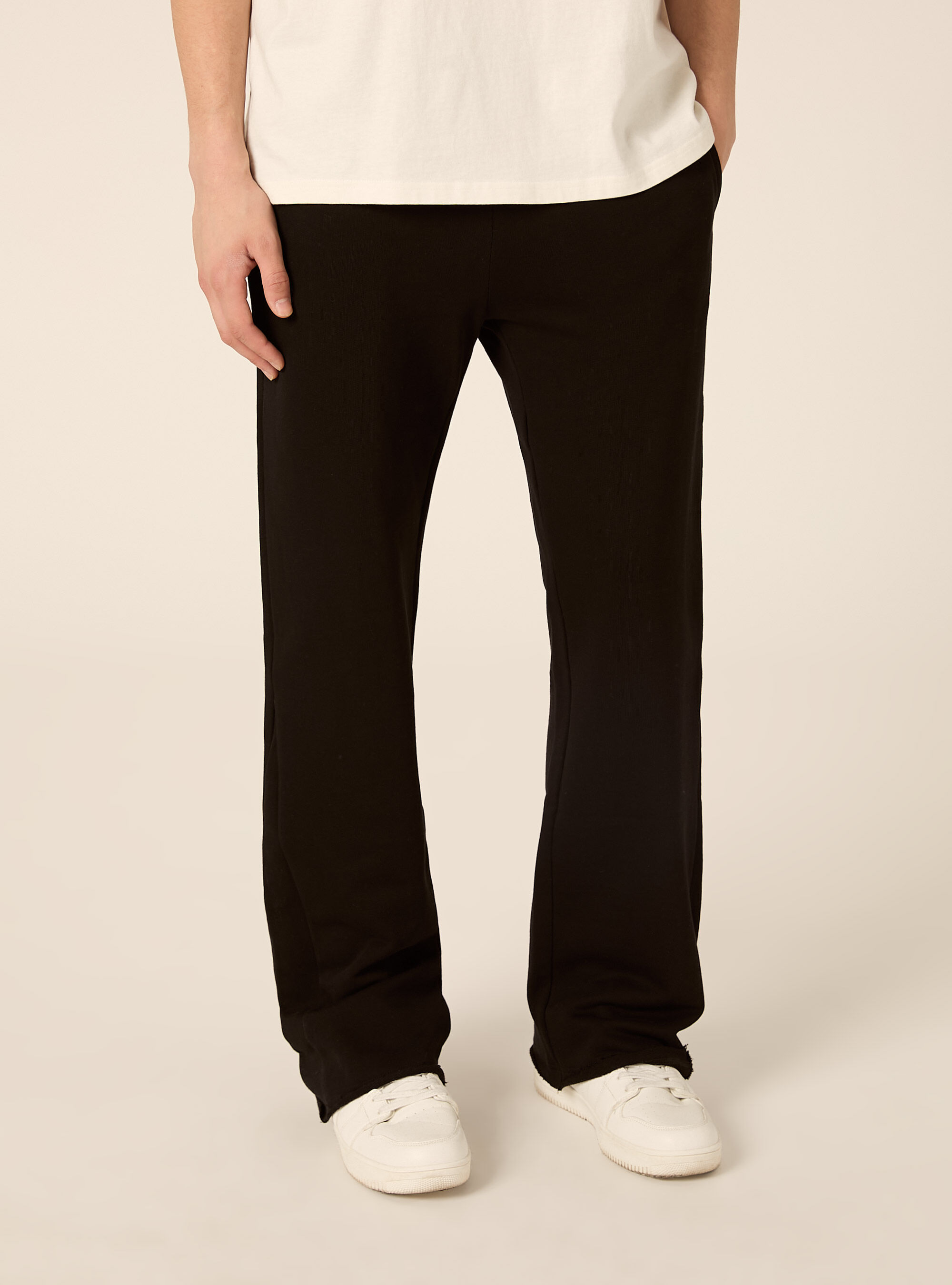 Pantalone in felpa flare fit