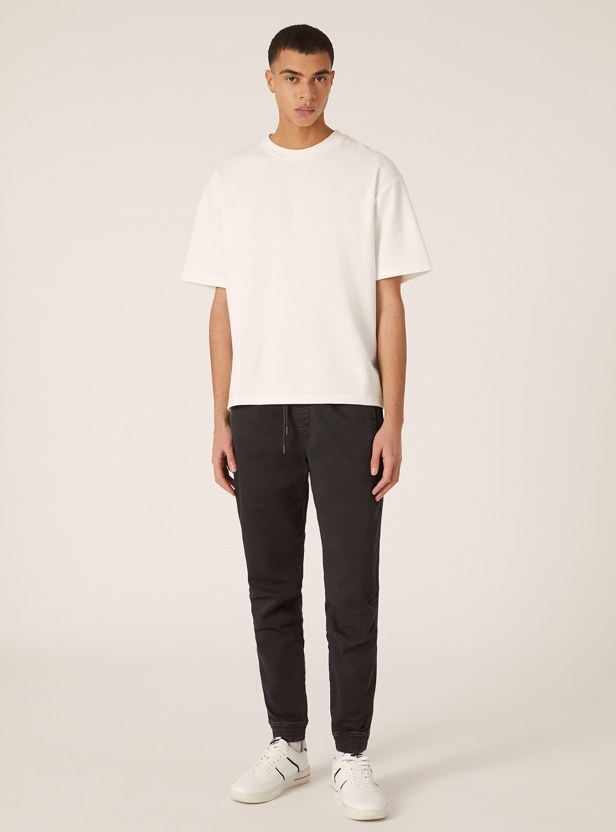 Pantal&oacute;n jogger de algod&oacute;n, GY1 GREY DARK