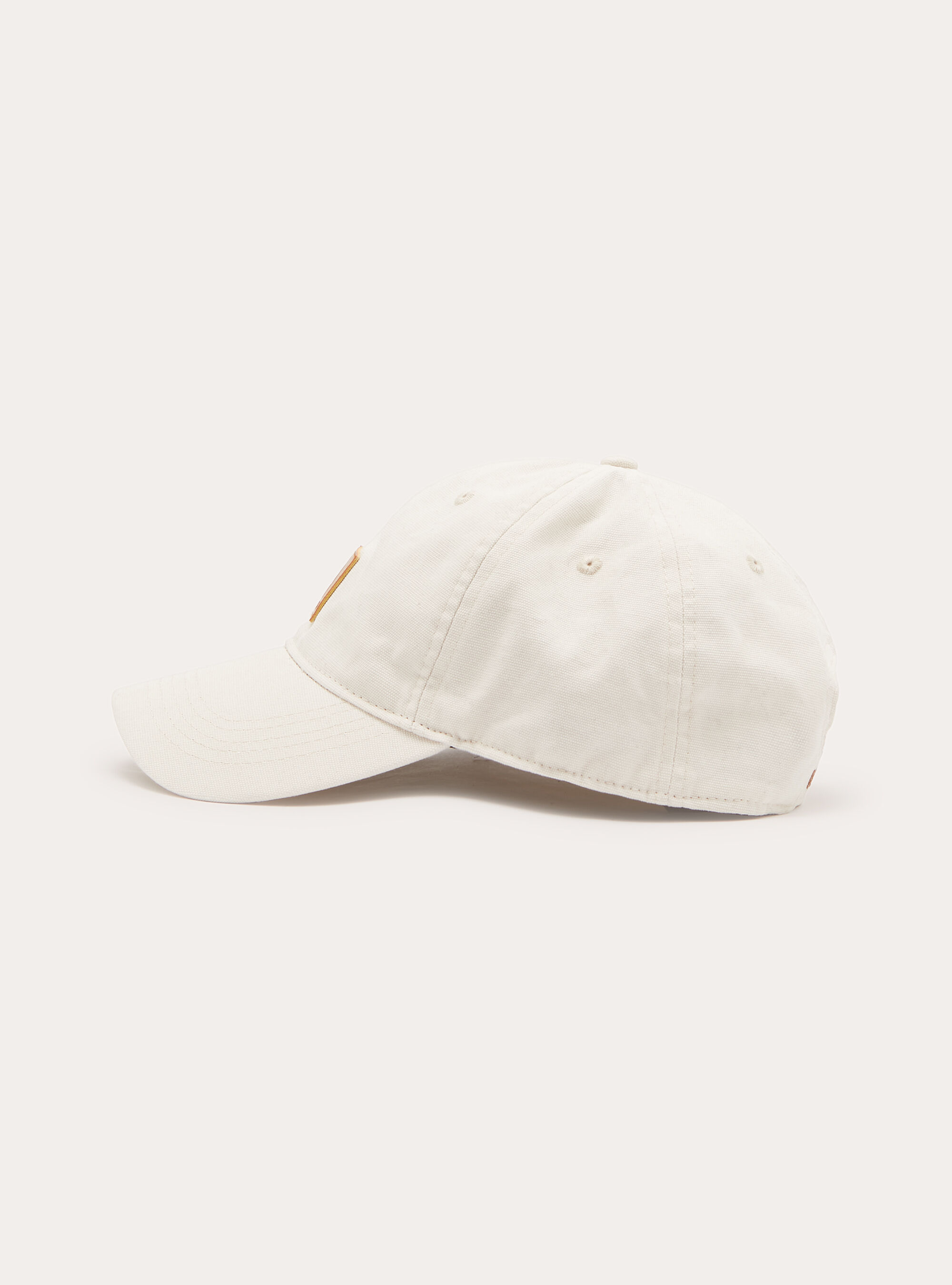 Cappello da baseball con patch effetto pelle