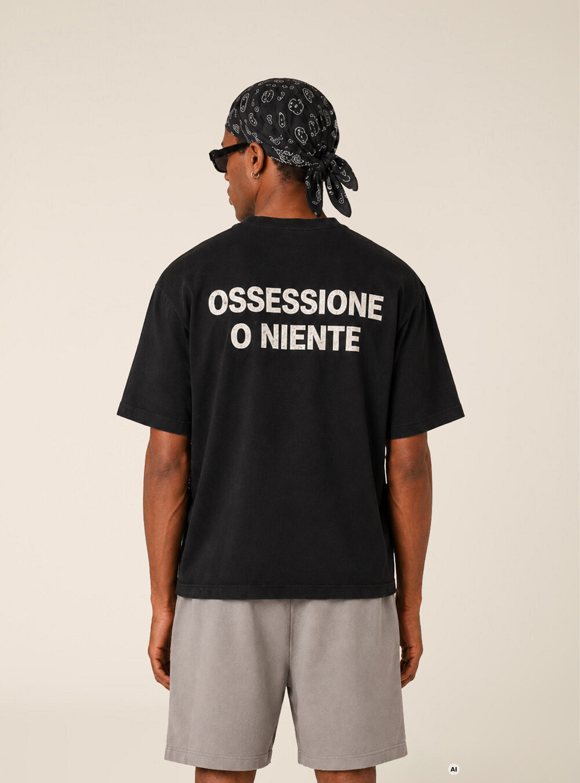 T-Shirt mit Lettering-Print