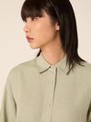 Linen-blend shirt, SG3 SAGE LIGHT