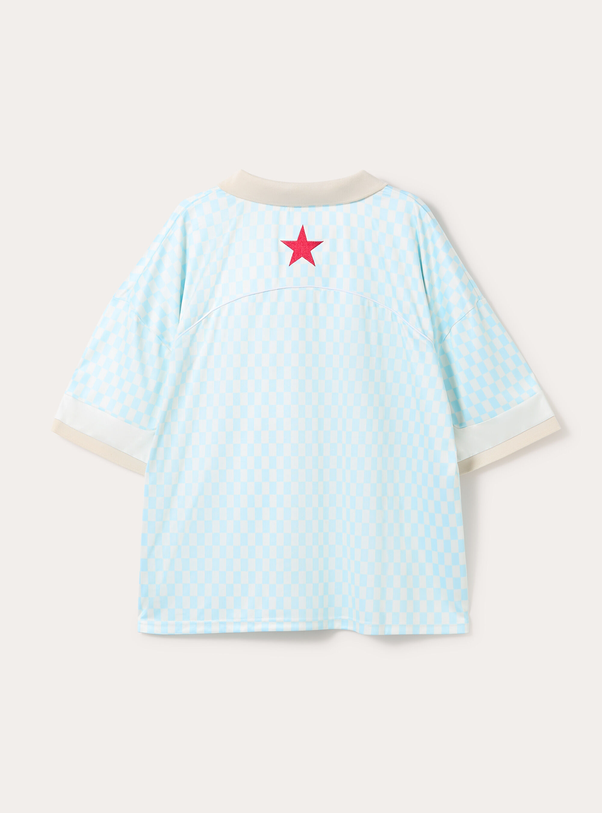 Polo-Shirt mit Art Studio Print, AZ3 AZURE LIGHT