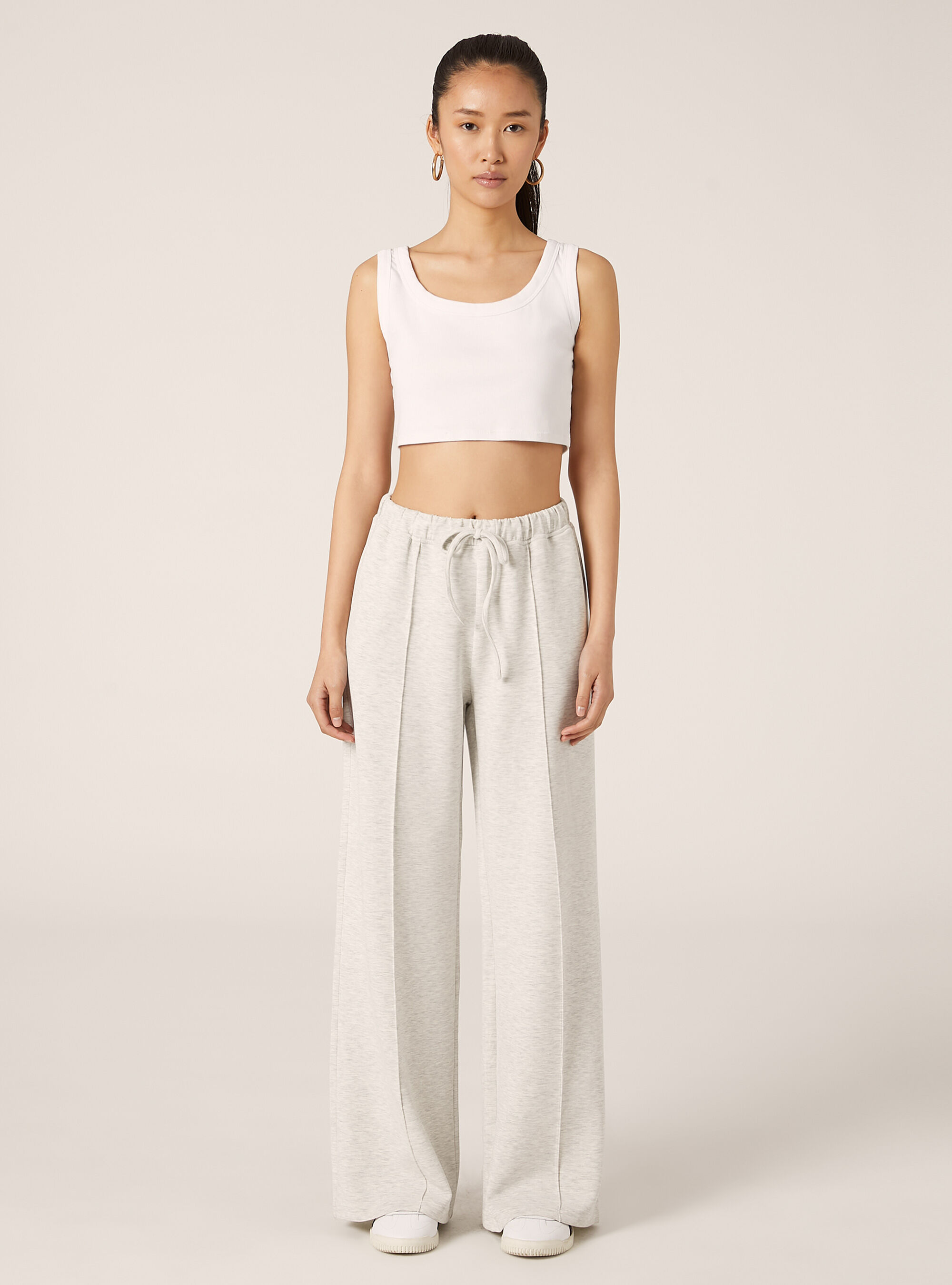 Pantalon de jogging jambe large soft touch