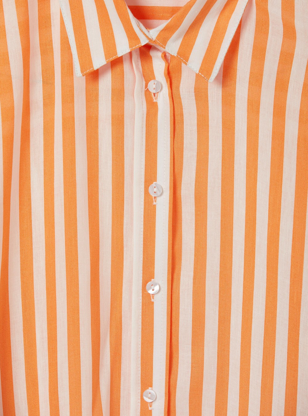 Linen blend striped shirt Linen blend striped shirt