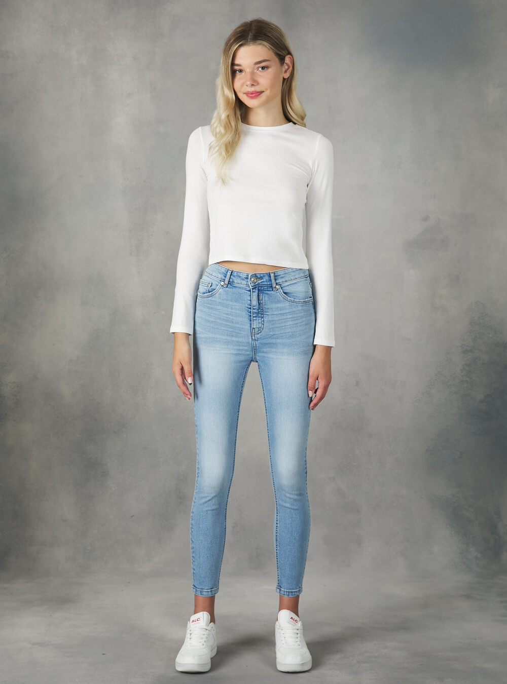 High-waisted super skinny jeans, Alcott