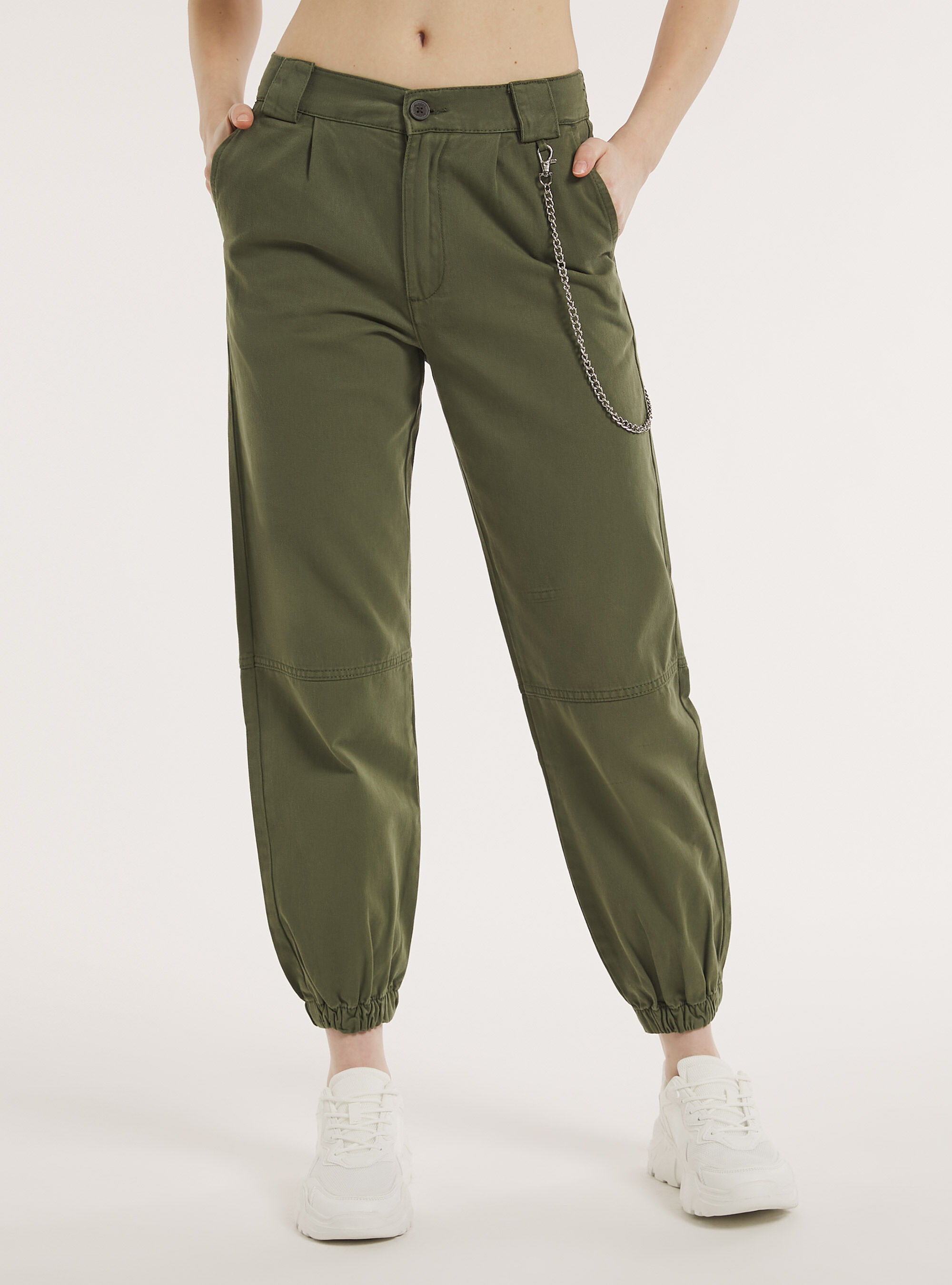 Jogger trousers with chain Alcott Women s Trousers