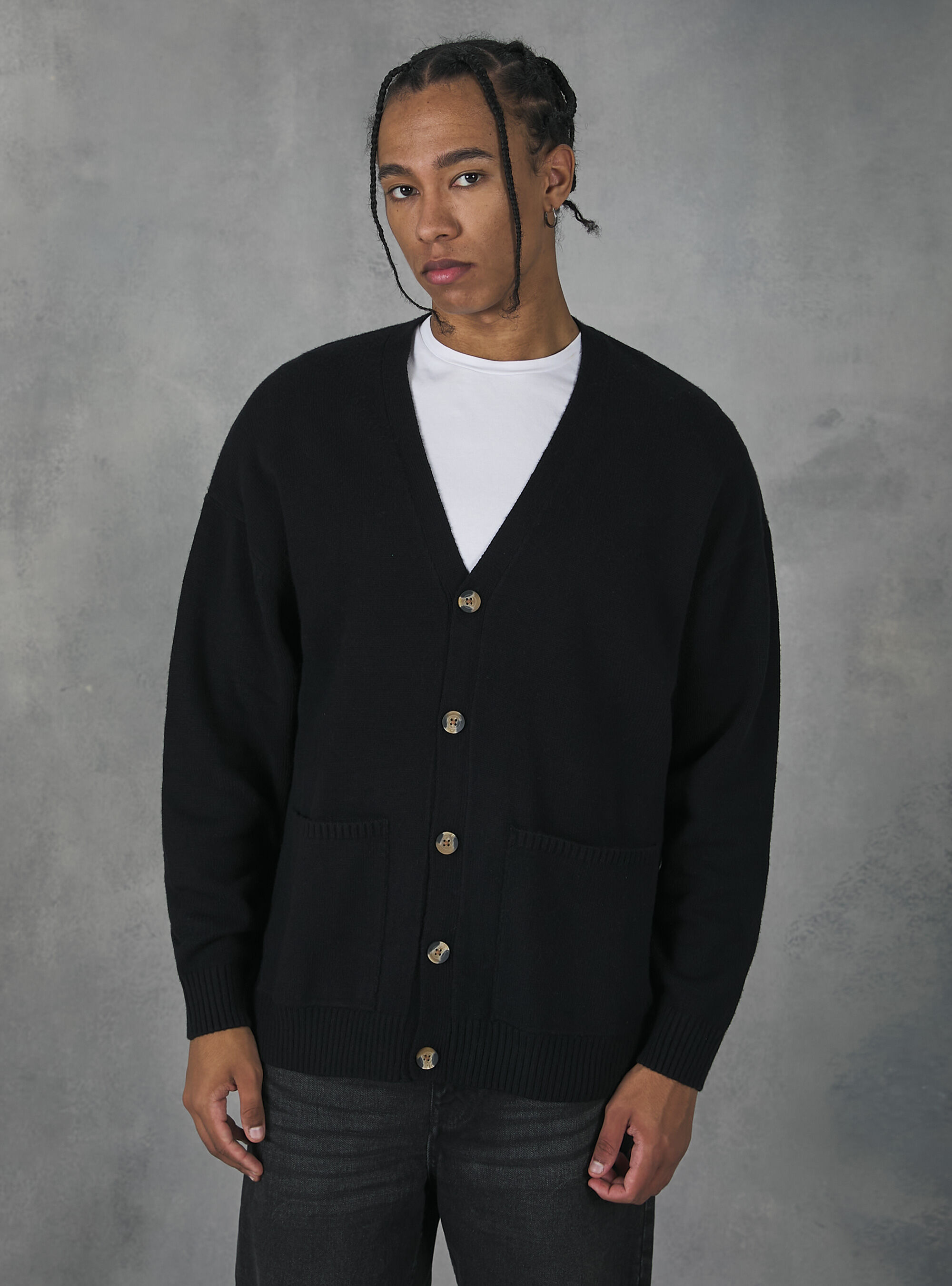 Cardigan pullover with buttons Alcott Men s Sweaters