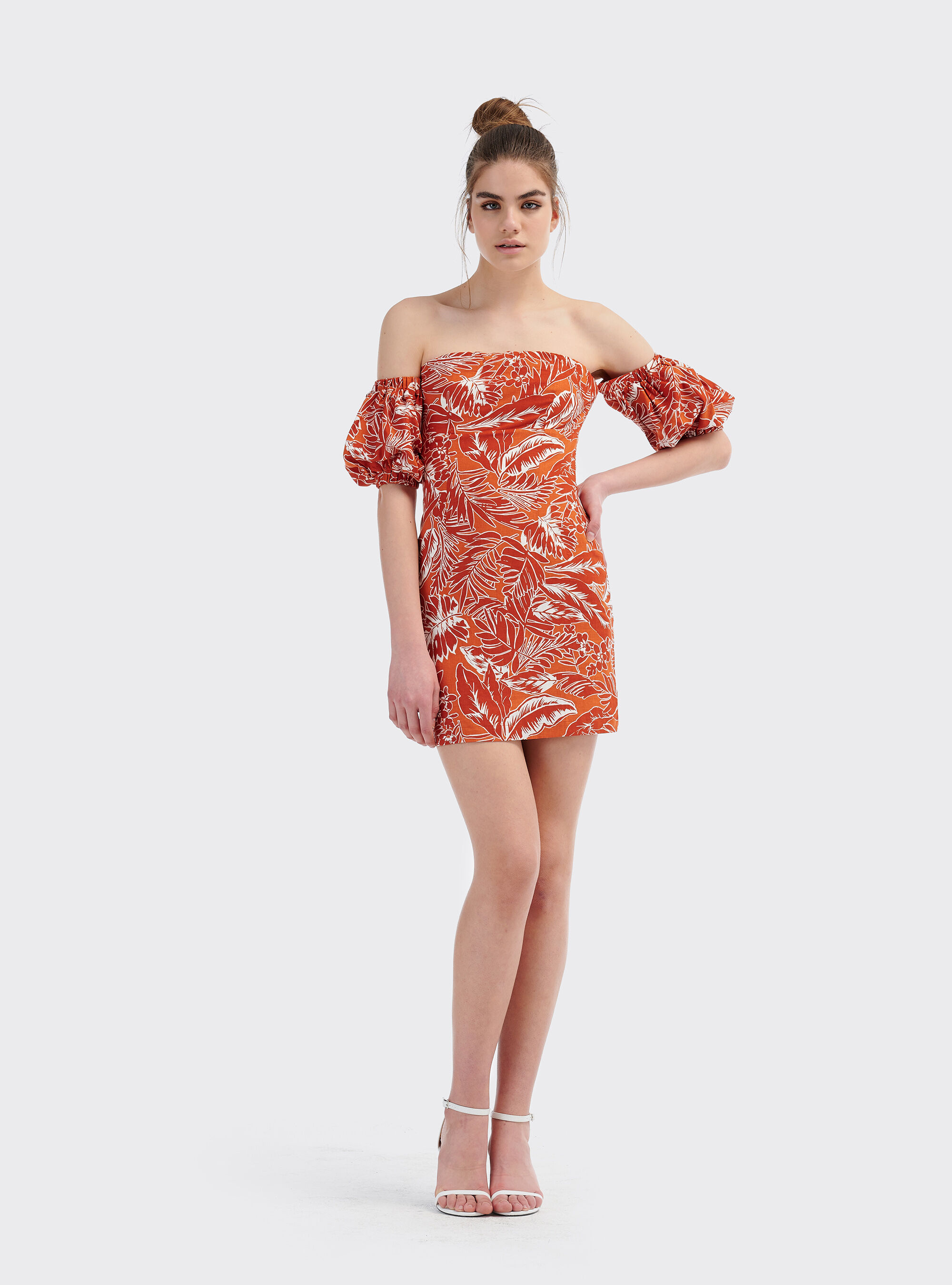 Abito scollo clearance bardot