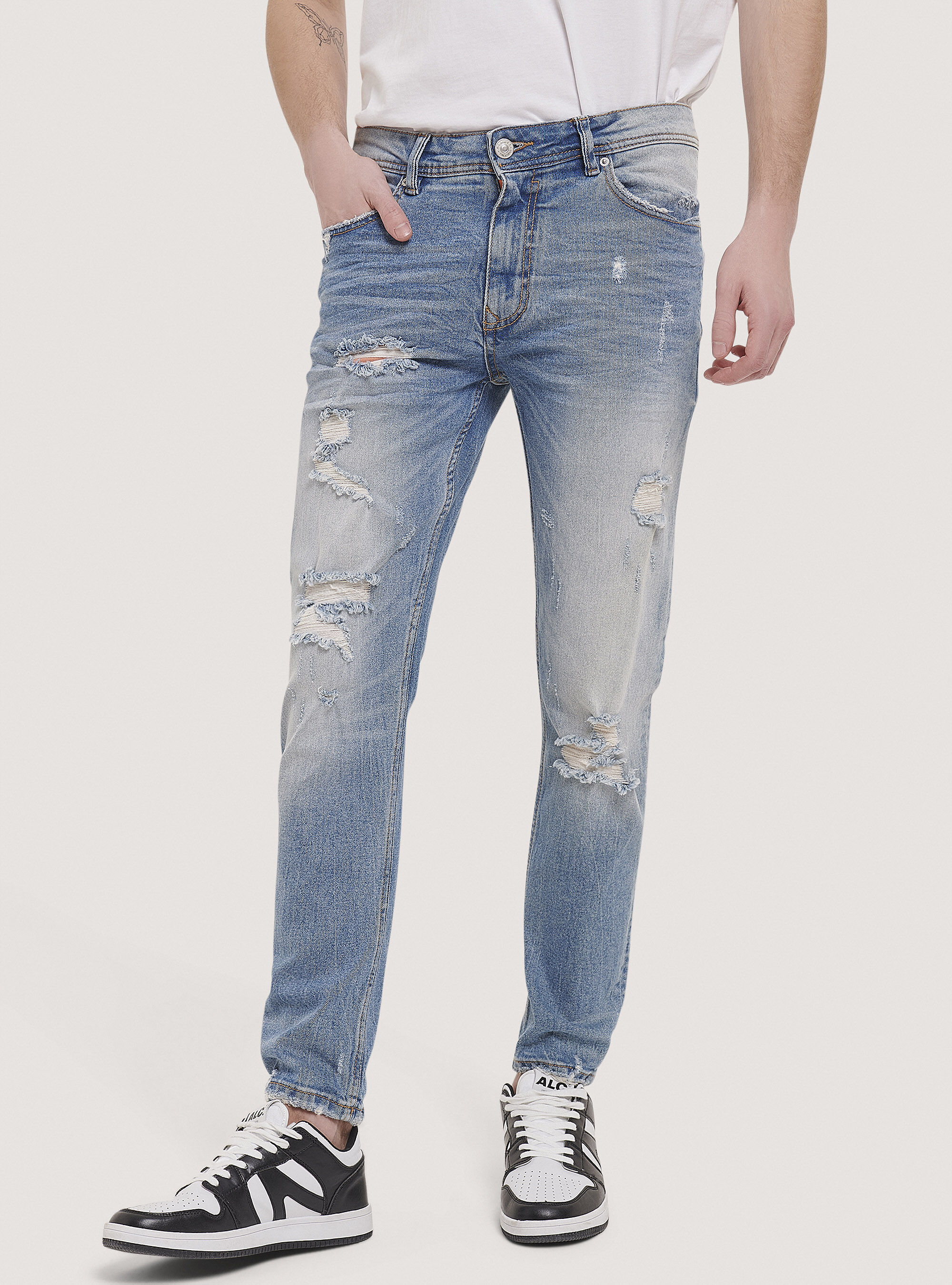 Jeans slim fit in denim stretch 