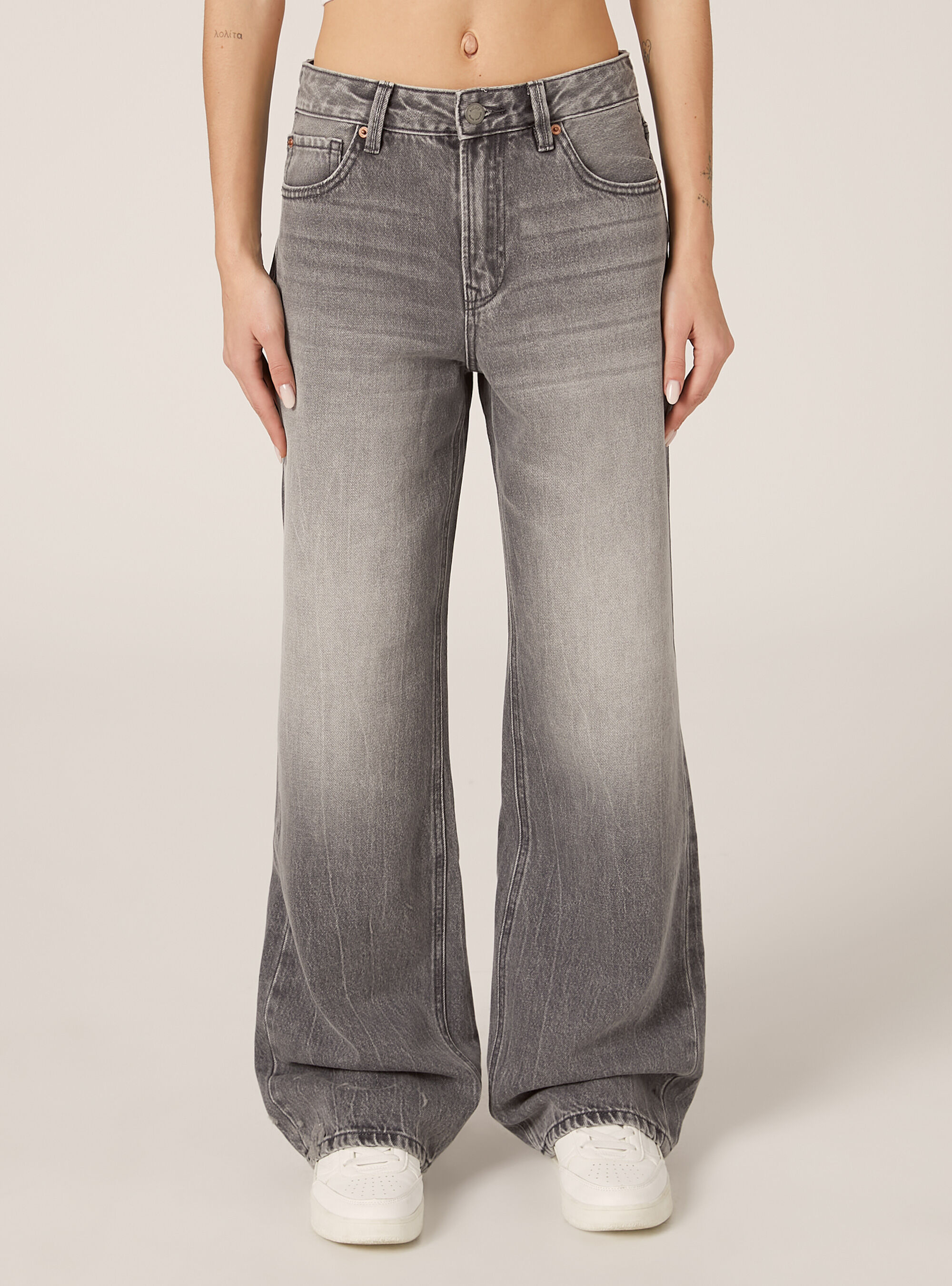 Straight wide fit jeans