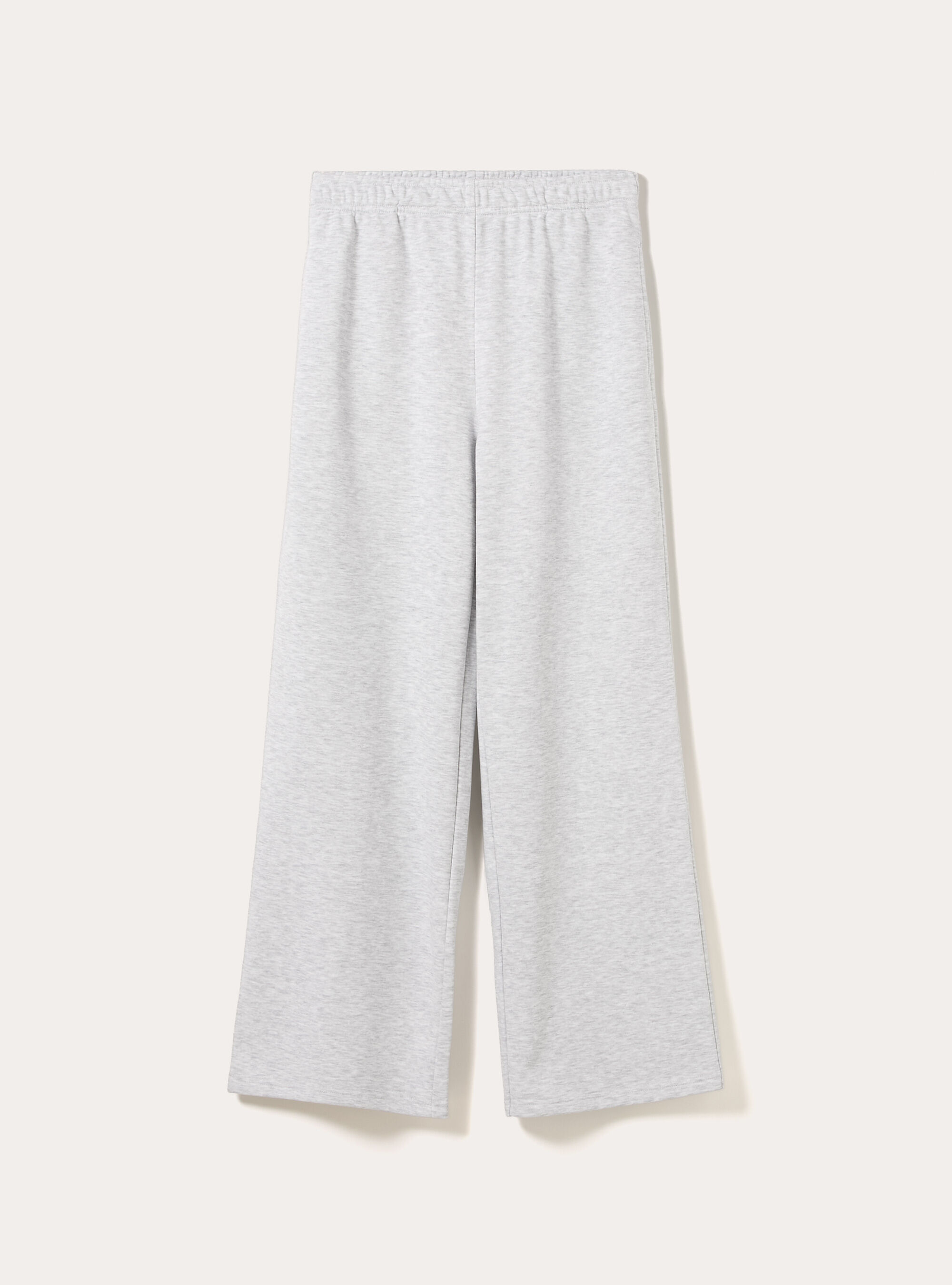 Pantaloni jogger gamba larga, MGY3 GREY MEL LIGHT