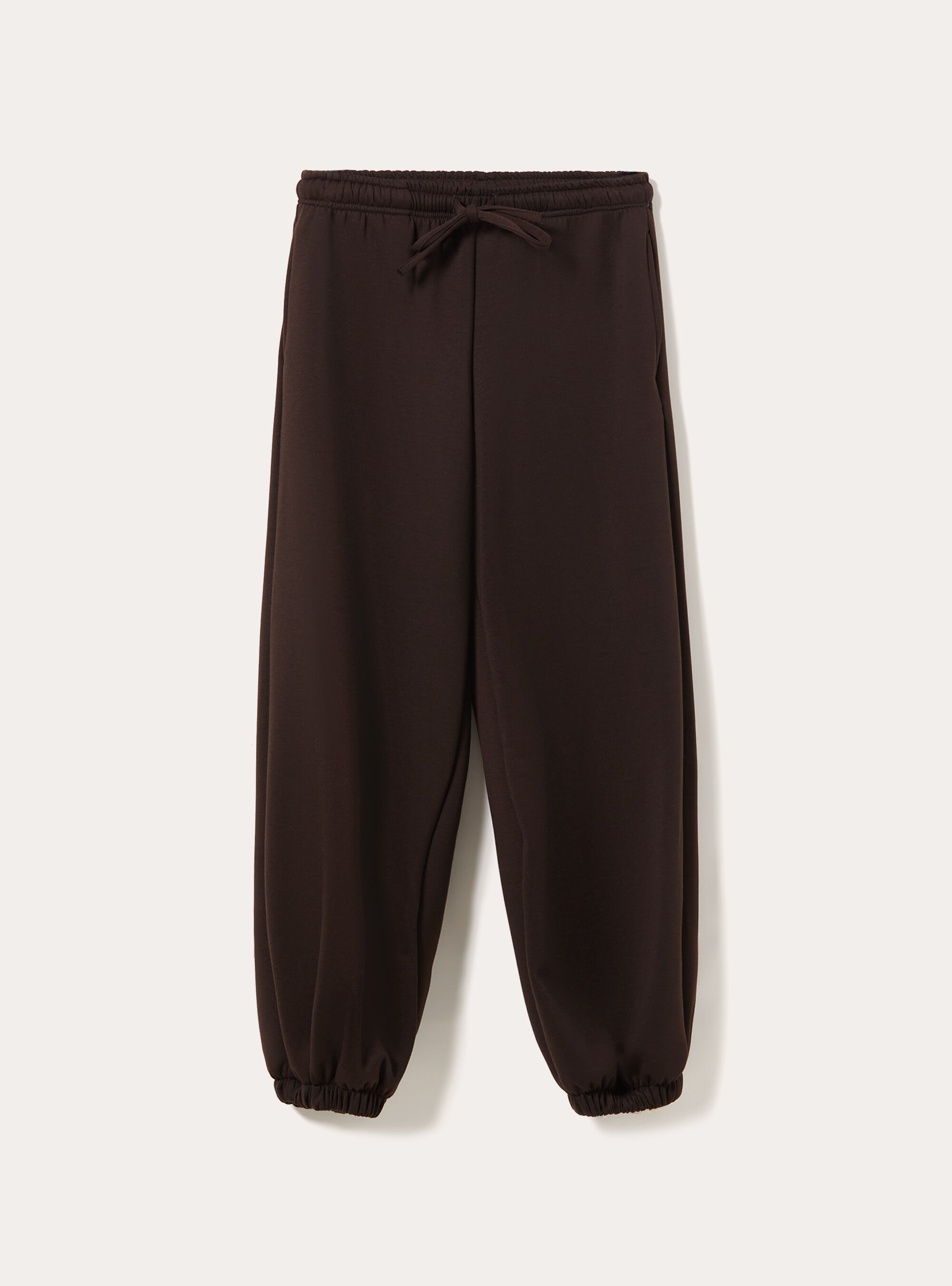 Pantaloni jogger balloon, MARRONE SCURO