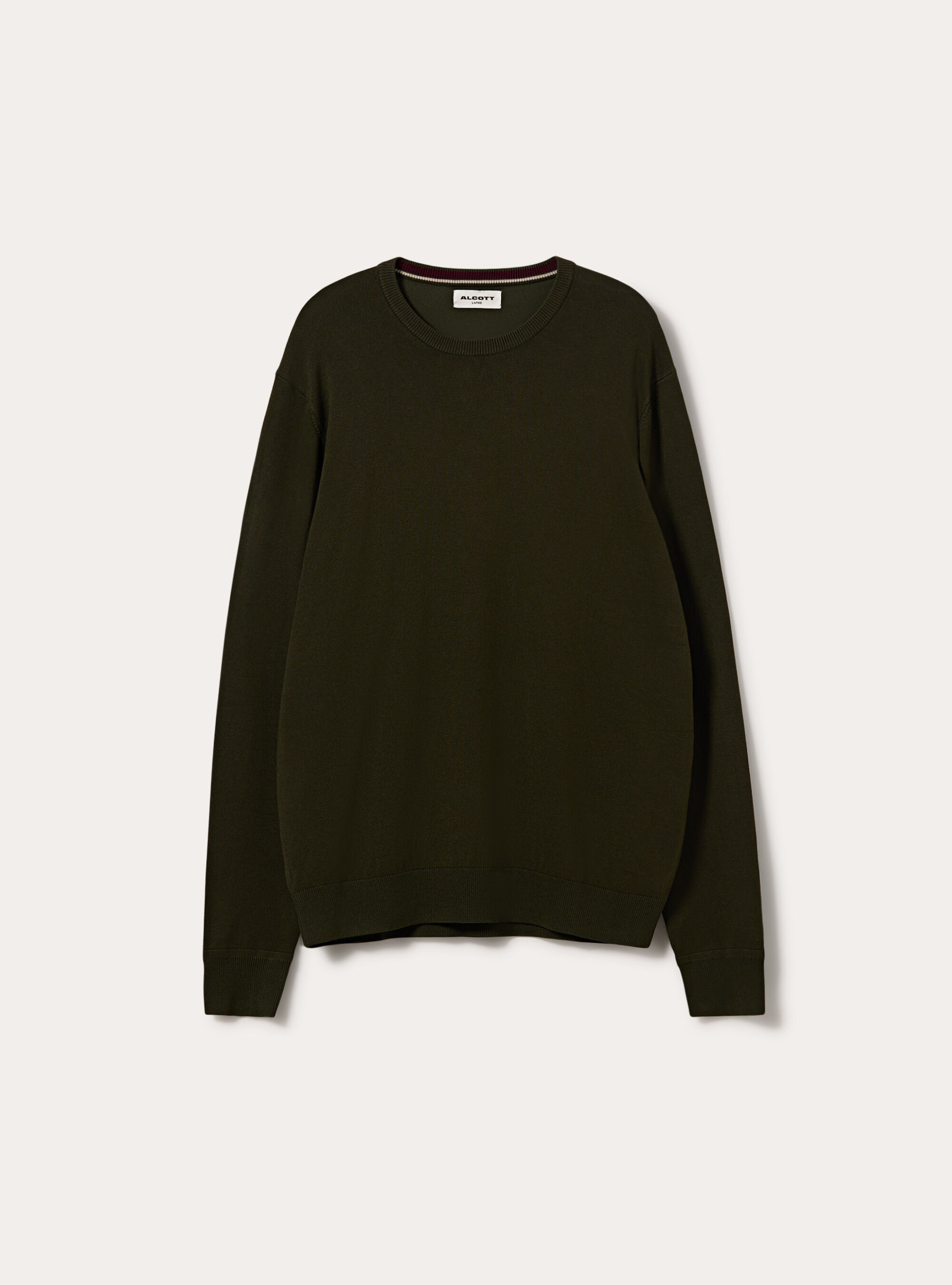 Pullover girocollo in viscosa, KY1 KAKY DARK