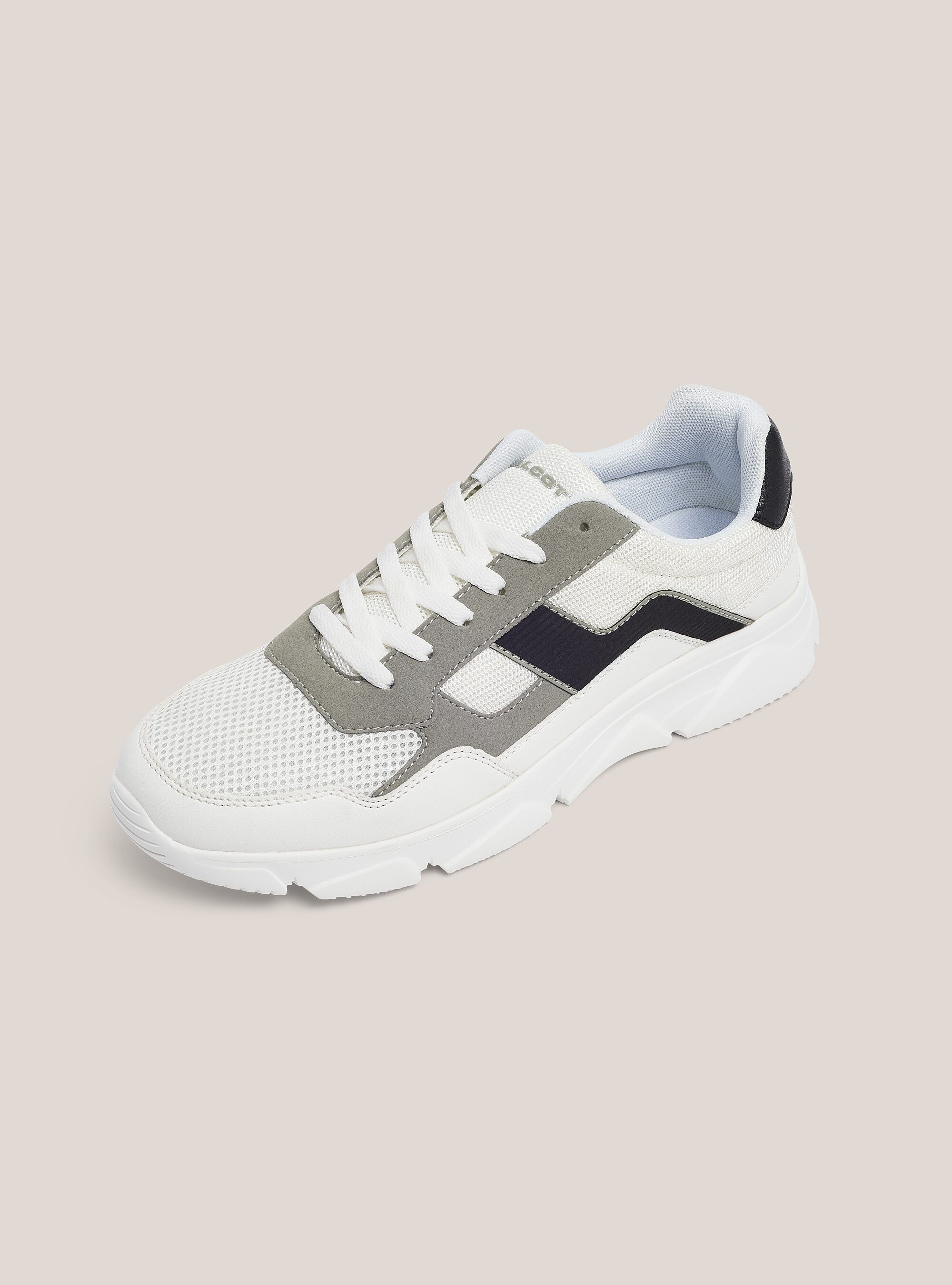 ZWEIFARBIGE SNEAKER, C099 WHITE