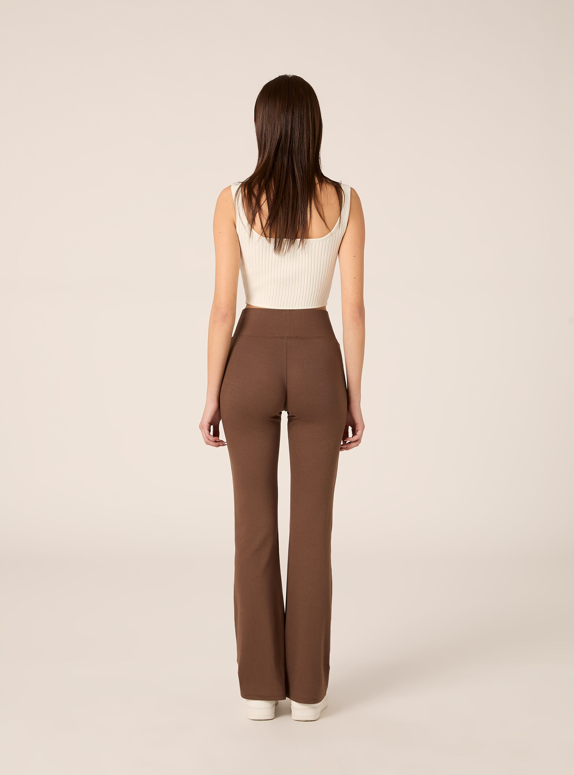 Leggings flare, BR2 BROWN MEDIUM