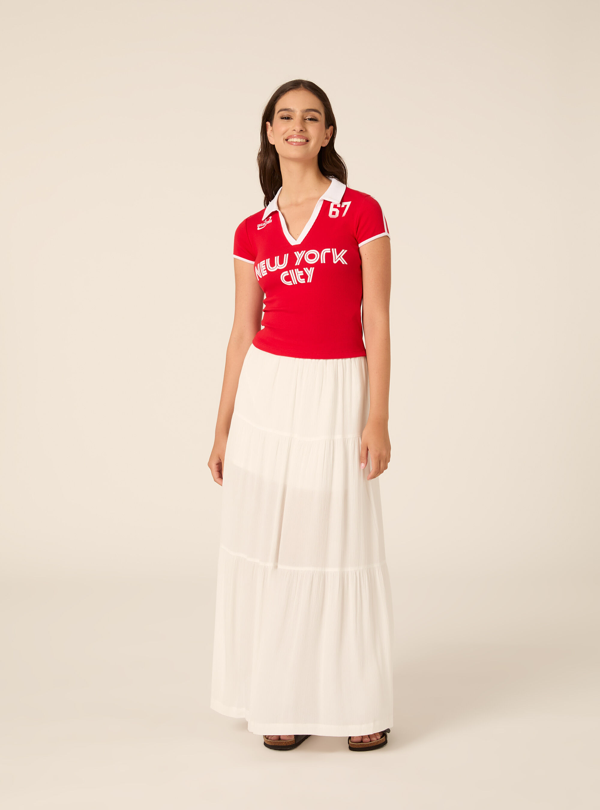 Maglia polo stampata