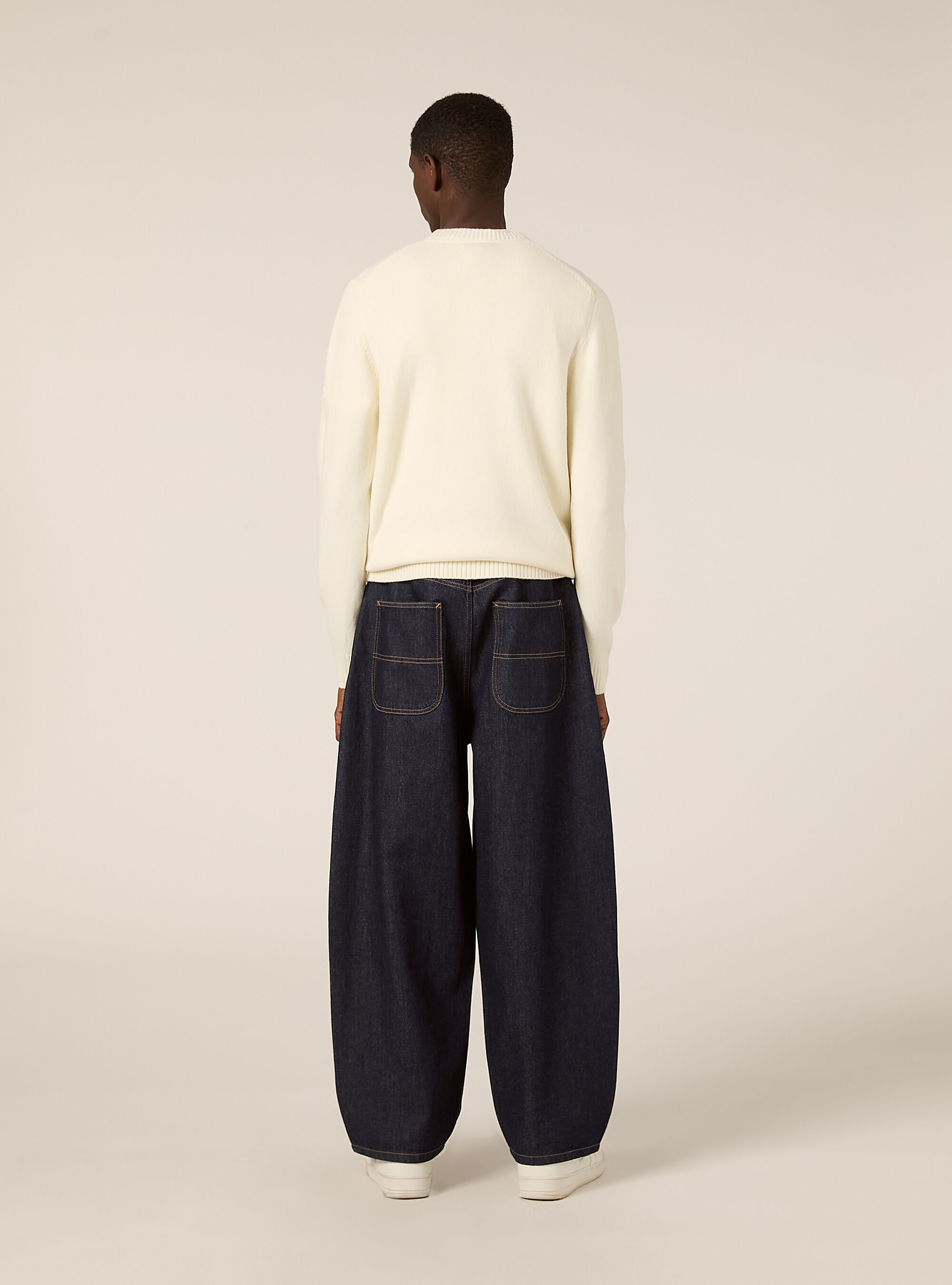 Maglione girocollo, WH1 OFF WHITE