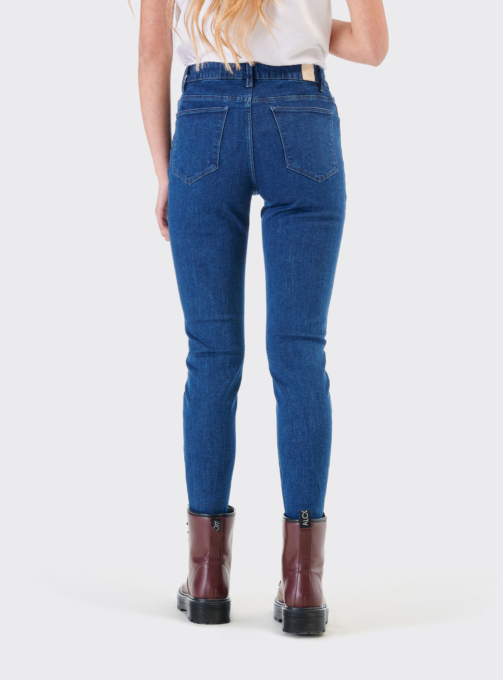 Jeans hight waist, BLUE