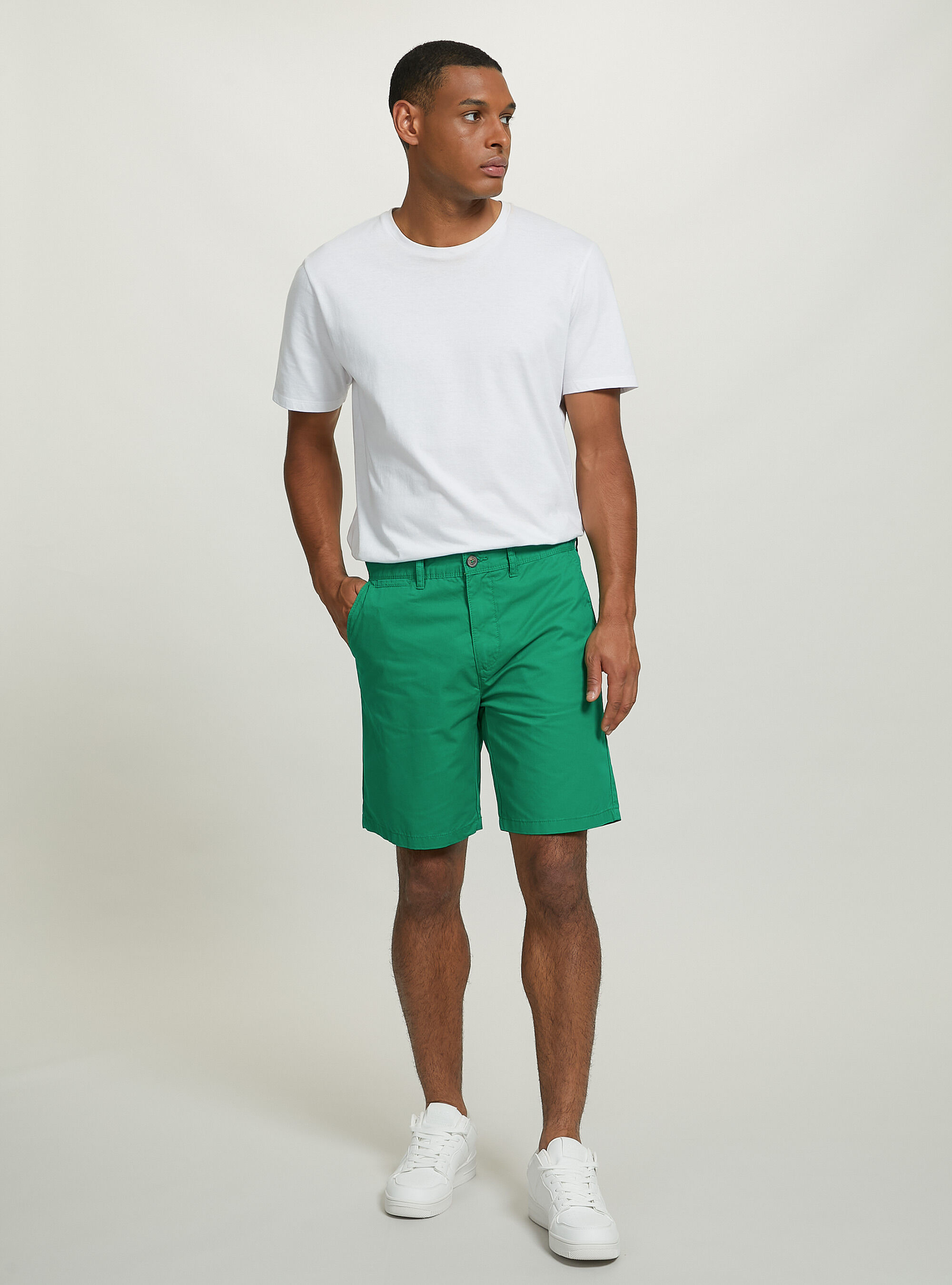 100 cotton bermuda shorts store