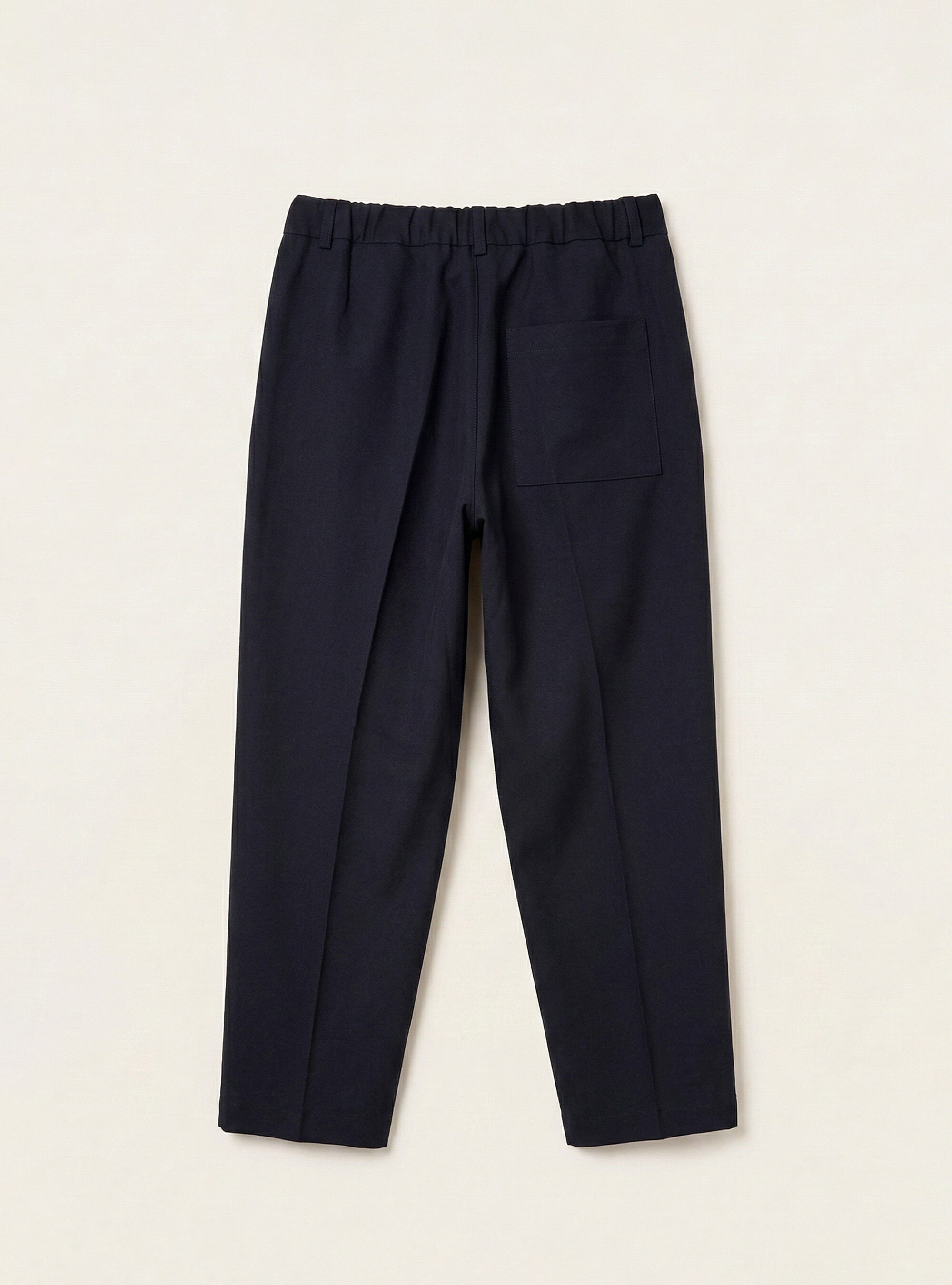 Pantalones cl&aacute;sicos con cintura el&aacute;stica, NA1 NAVY DARK