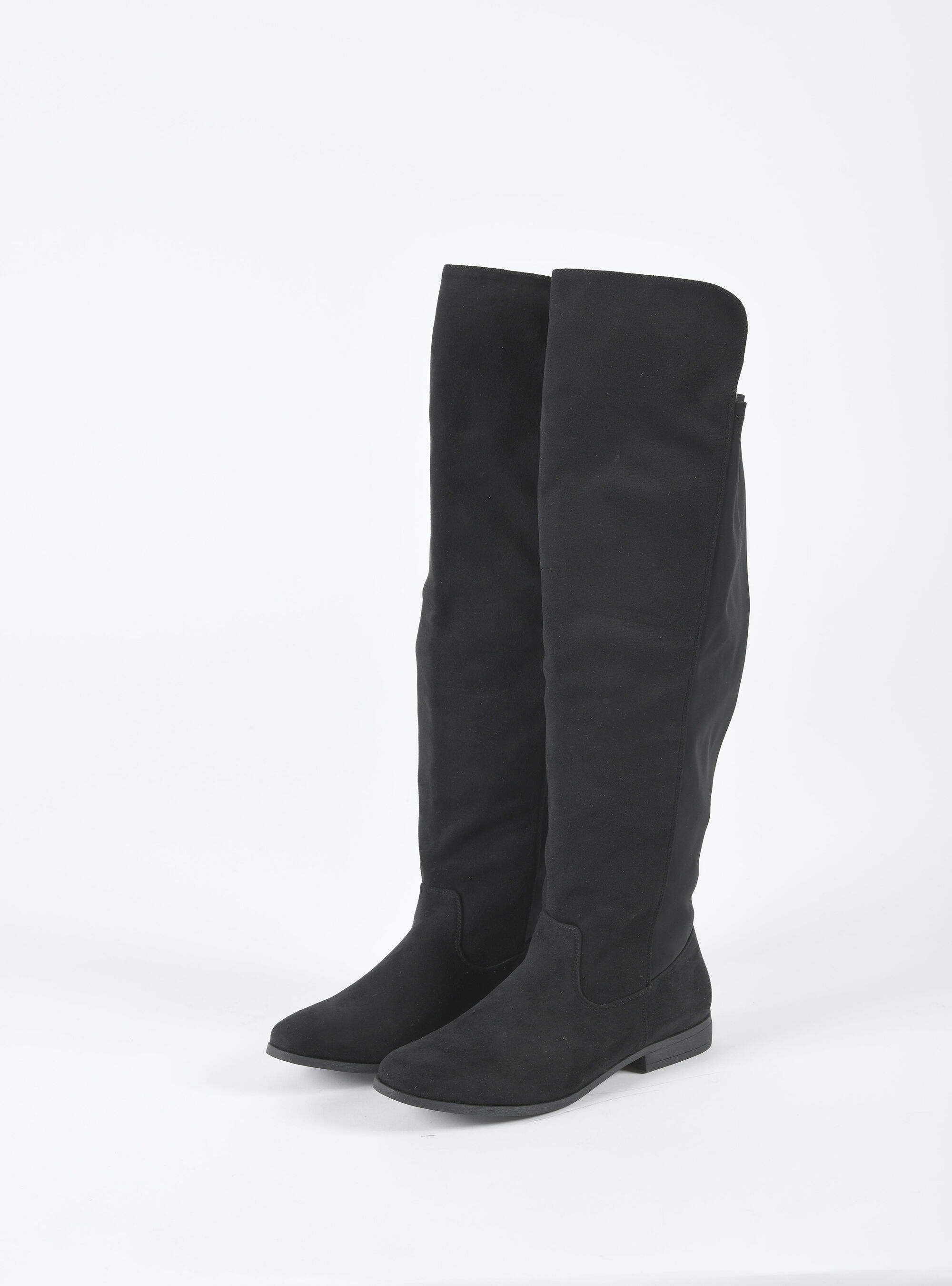 Stivale scamosciato, NEGRO