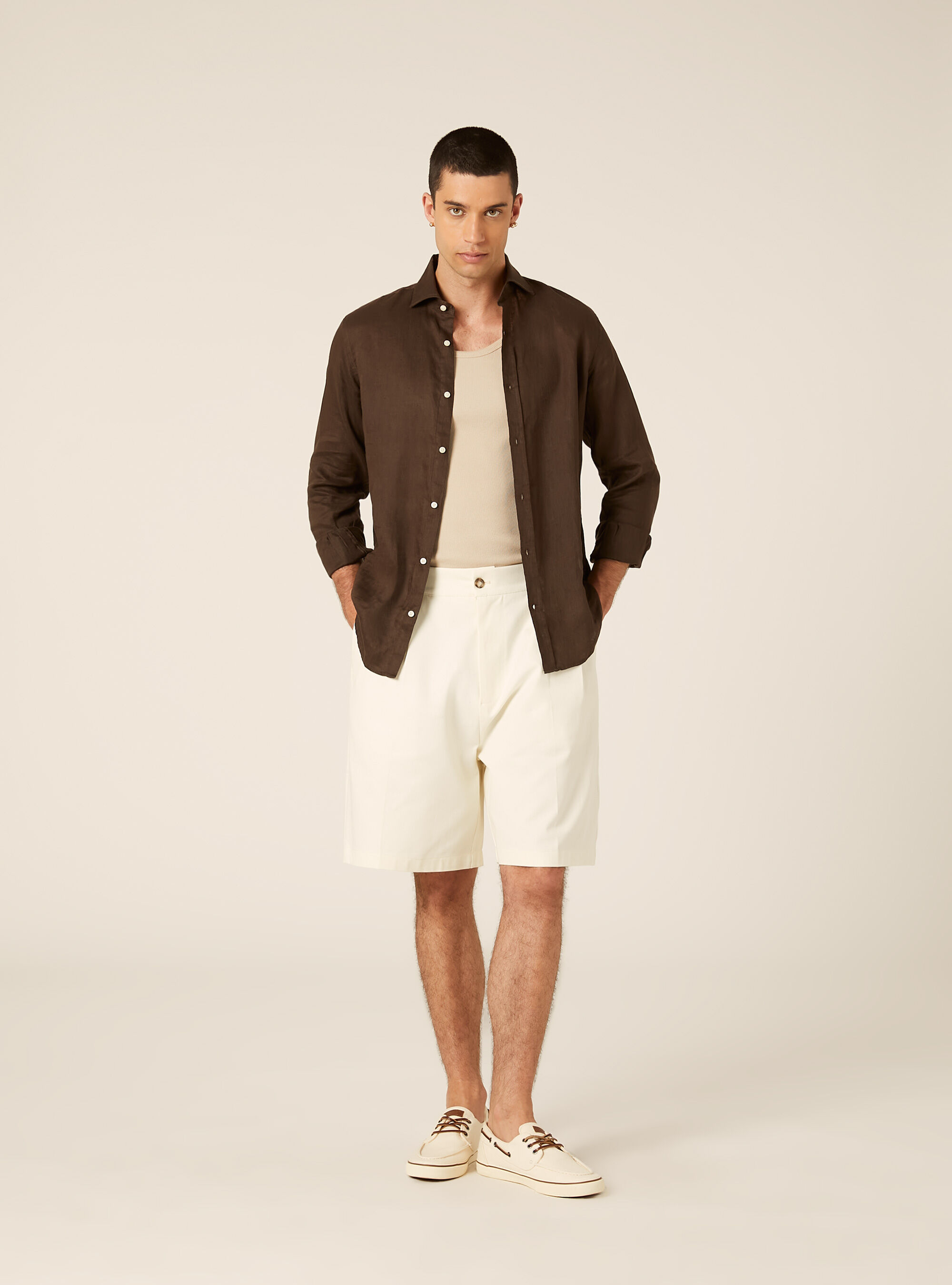 Bermuda Tailoring Coupe Baggy, WH1 OFF WHITE