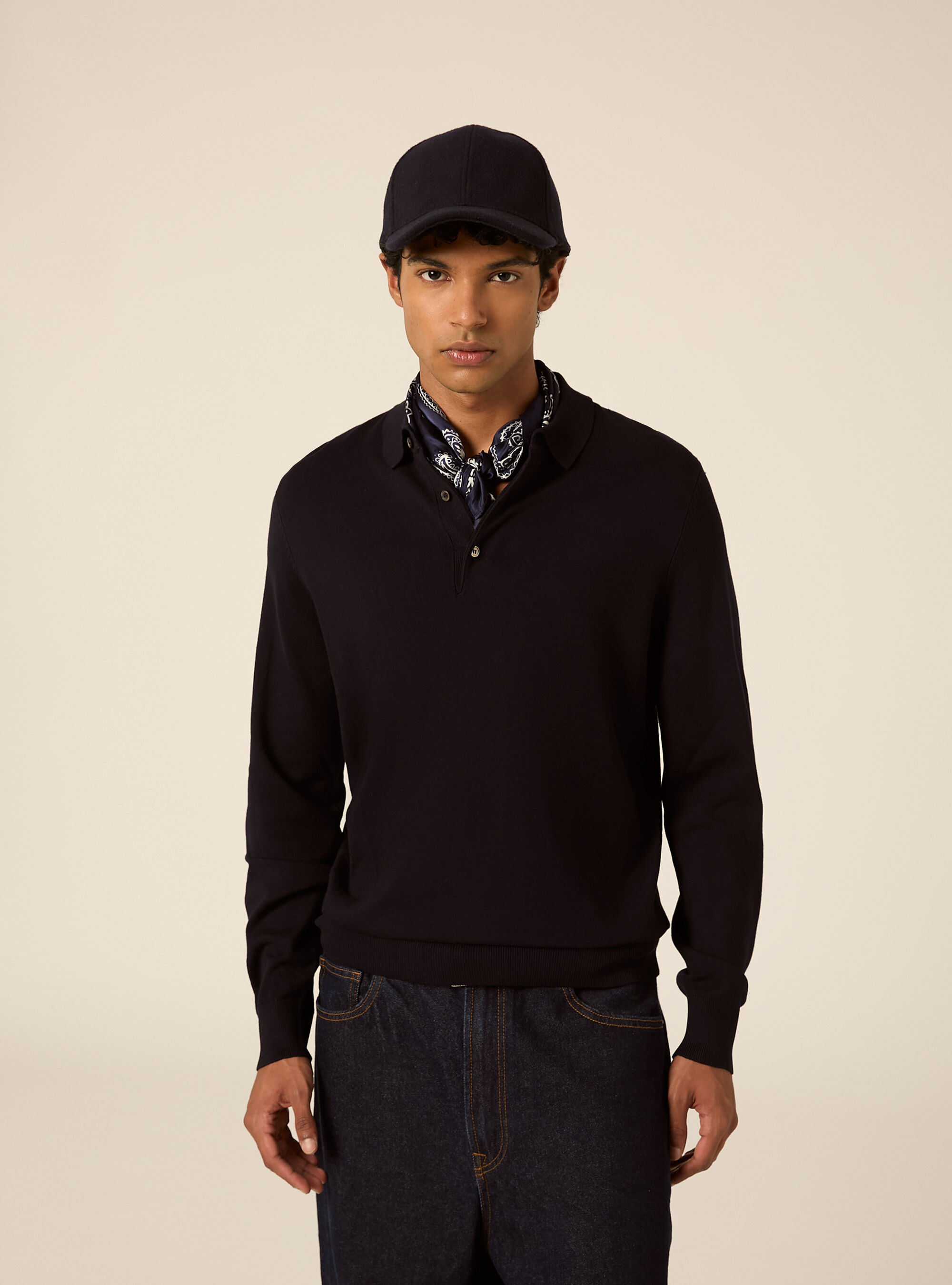 Polo in maglia  in viscosa