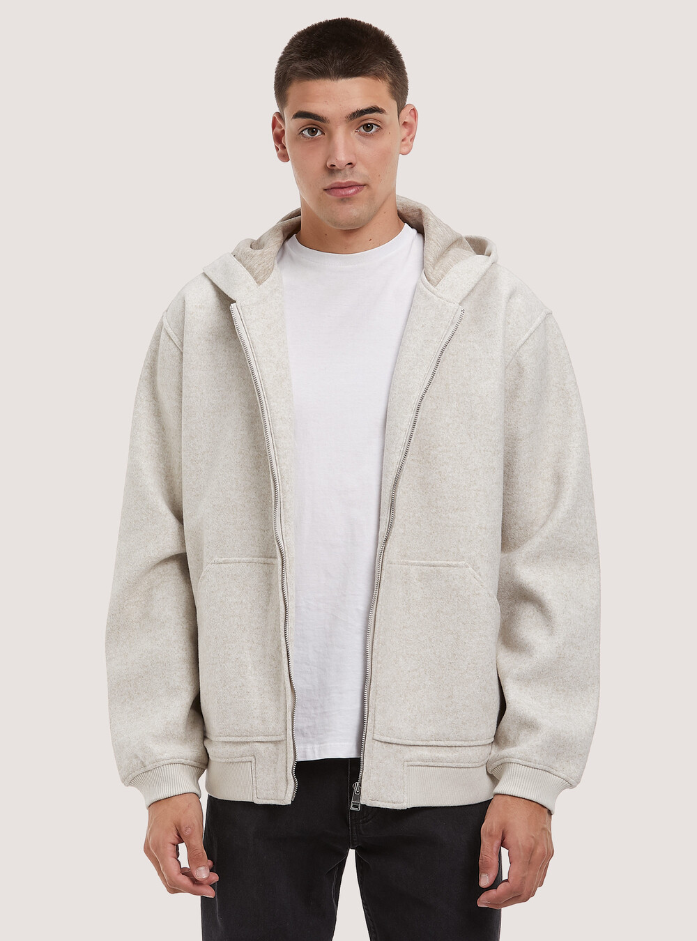 Unlined bomber jacket with hood | Alcott | catalog-alcott-storefront Uomo