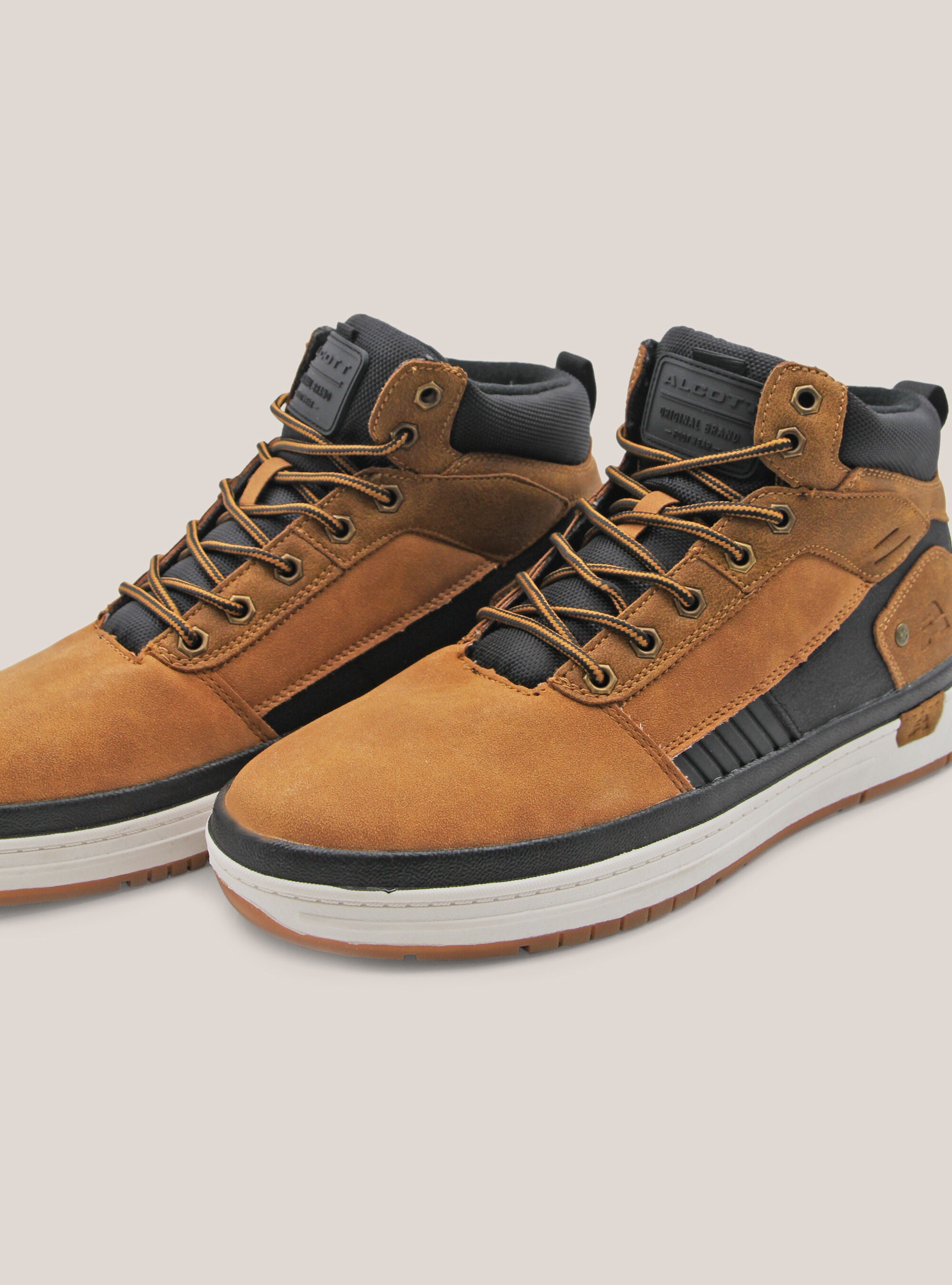 BOOTS SNEAKERS, TOBACCO