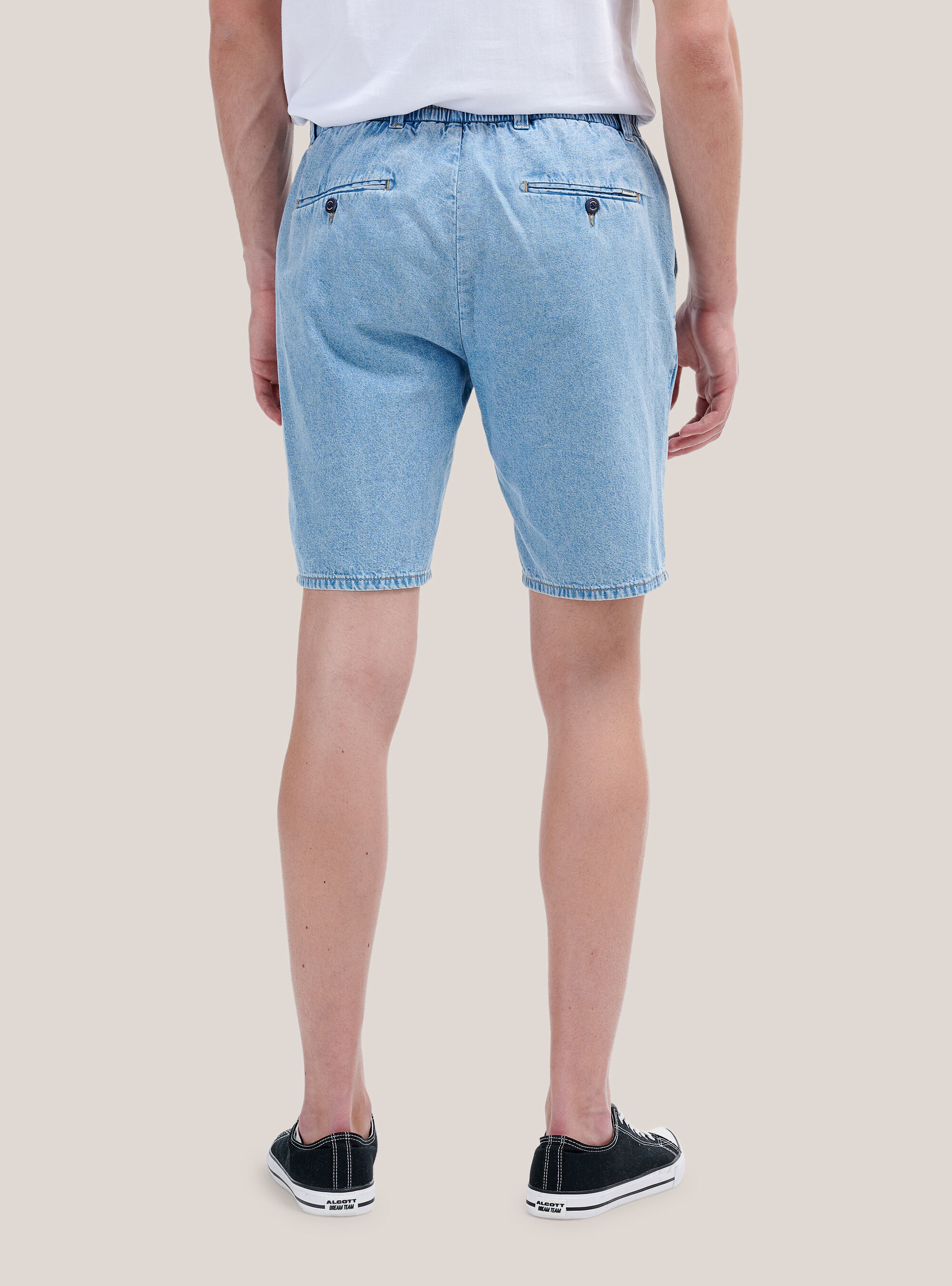 Denim Bermuda, BLUE