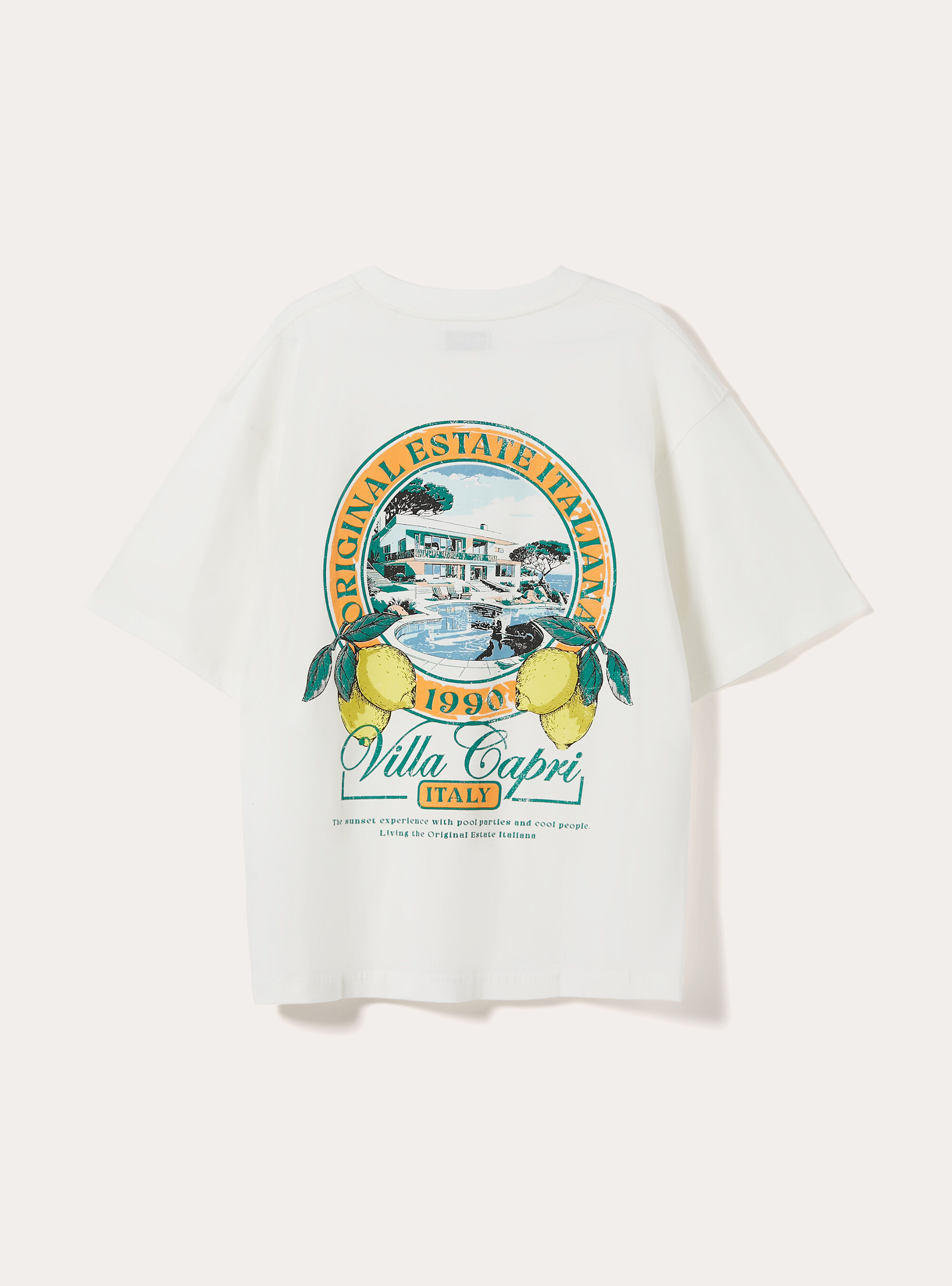 Capri Amore Mio Boxy Fit T-Shirt, WH2 WHITE