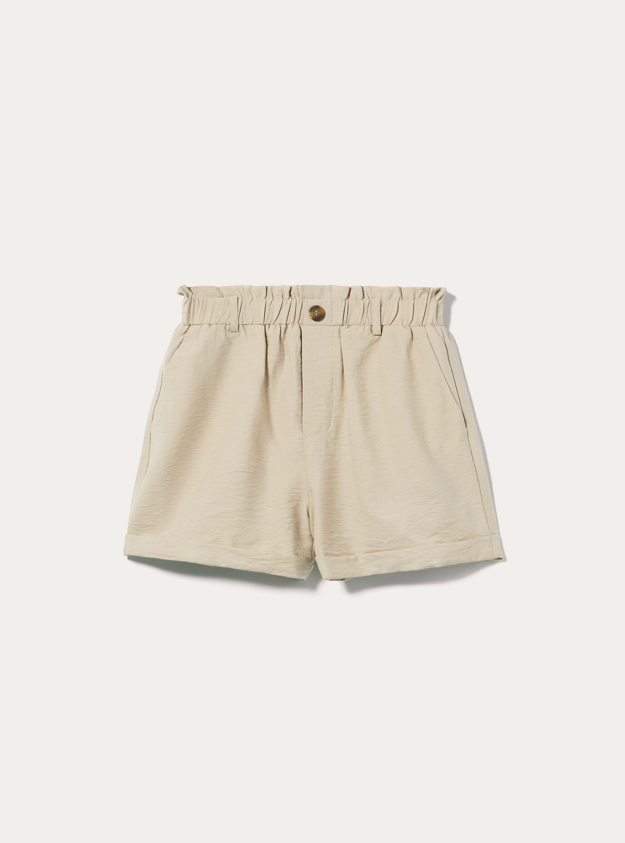 Shorts with candy waist, BG2 BEIGE MEDIUM