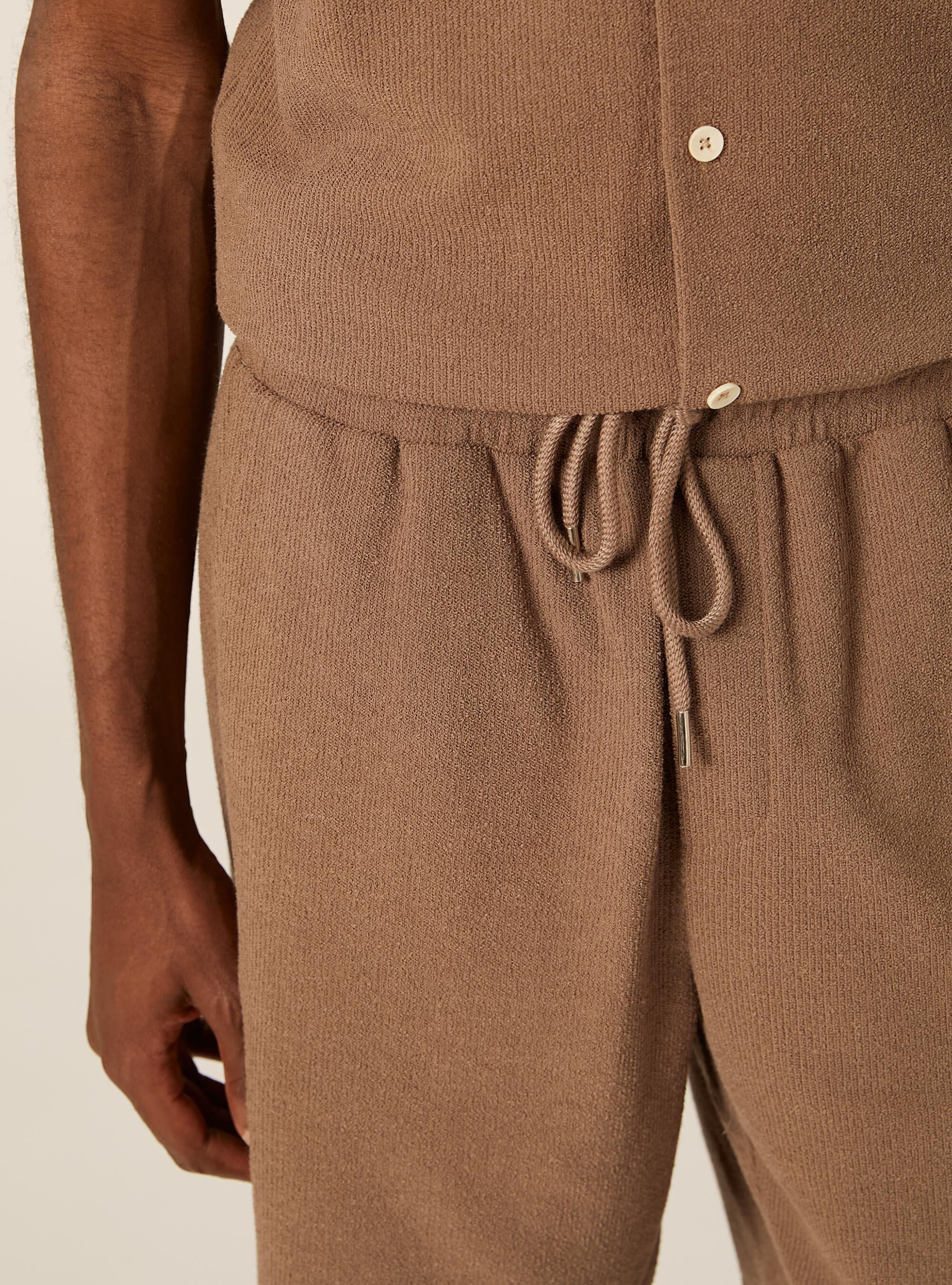 Bermuda in jersey reguar fit, BR2 BROWN MEDIUM