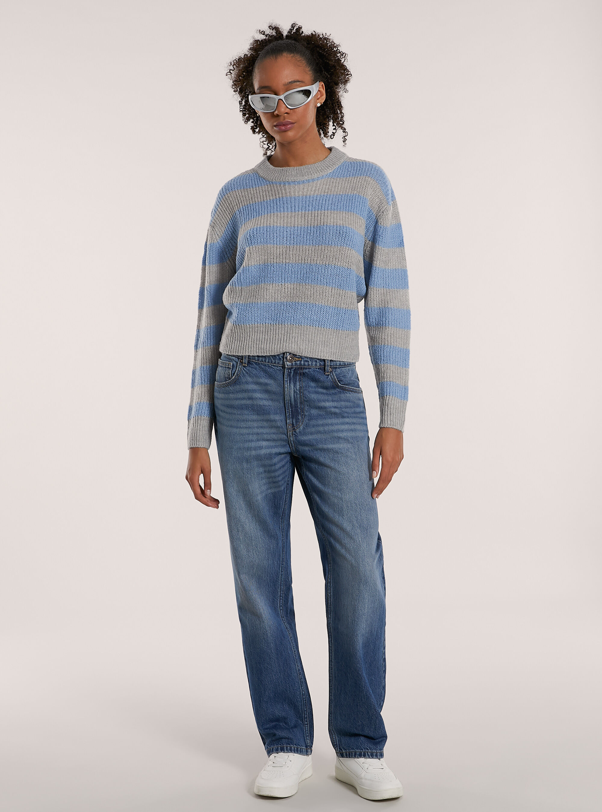Jeans righe hotsell