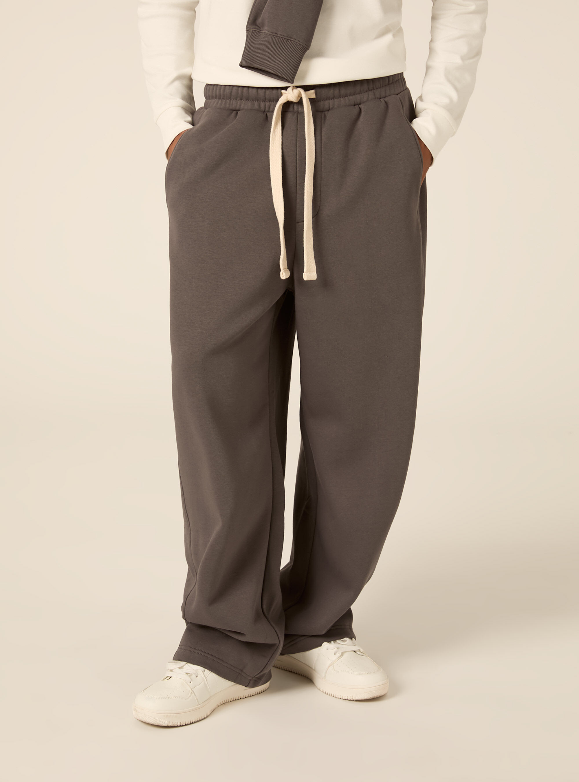 Pantalone in felpa barrel fit