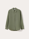 Linen-blend shirt, KY2 KAKY MEDIUM