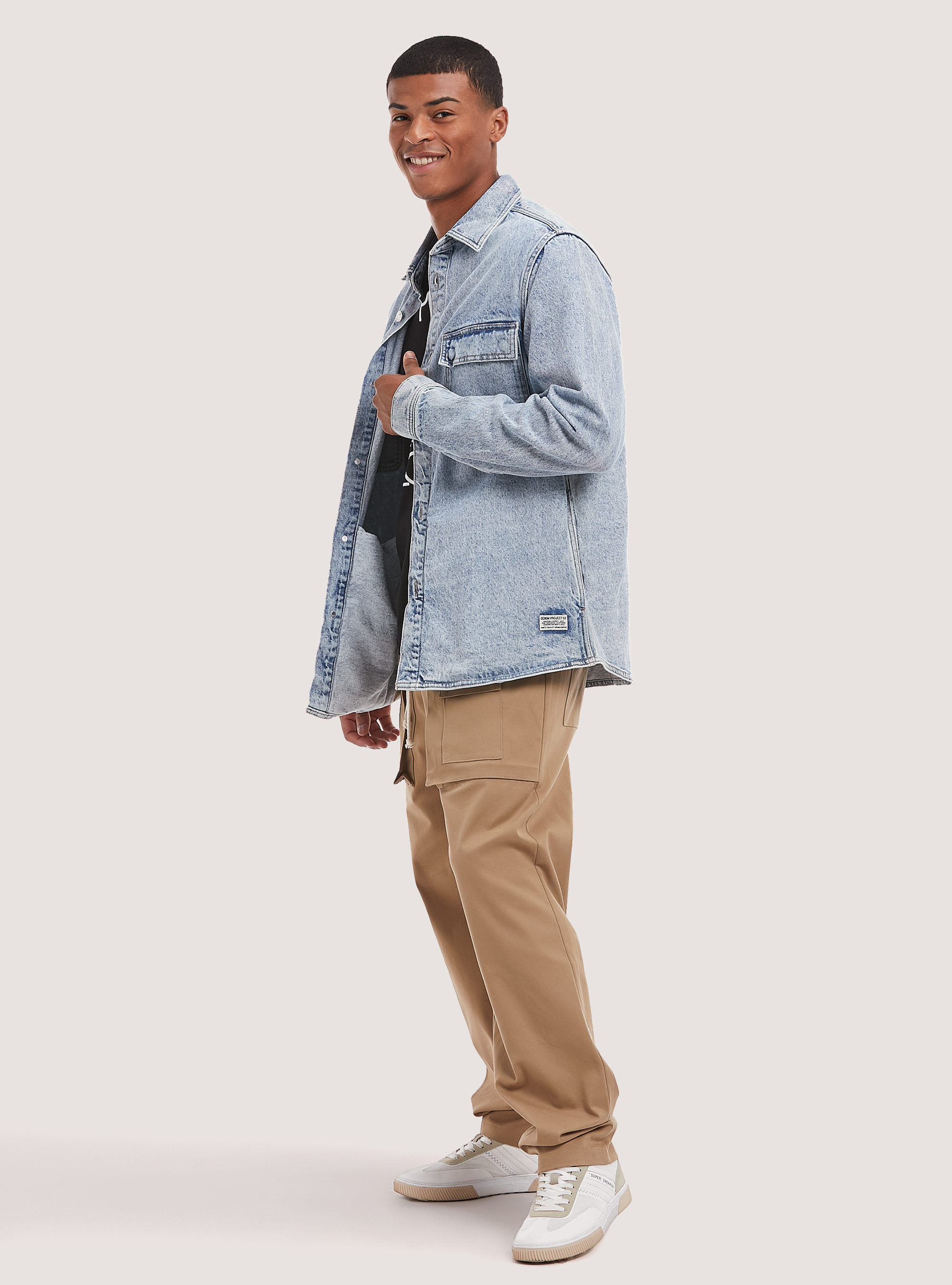 Jeans best sale jacket shirt
